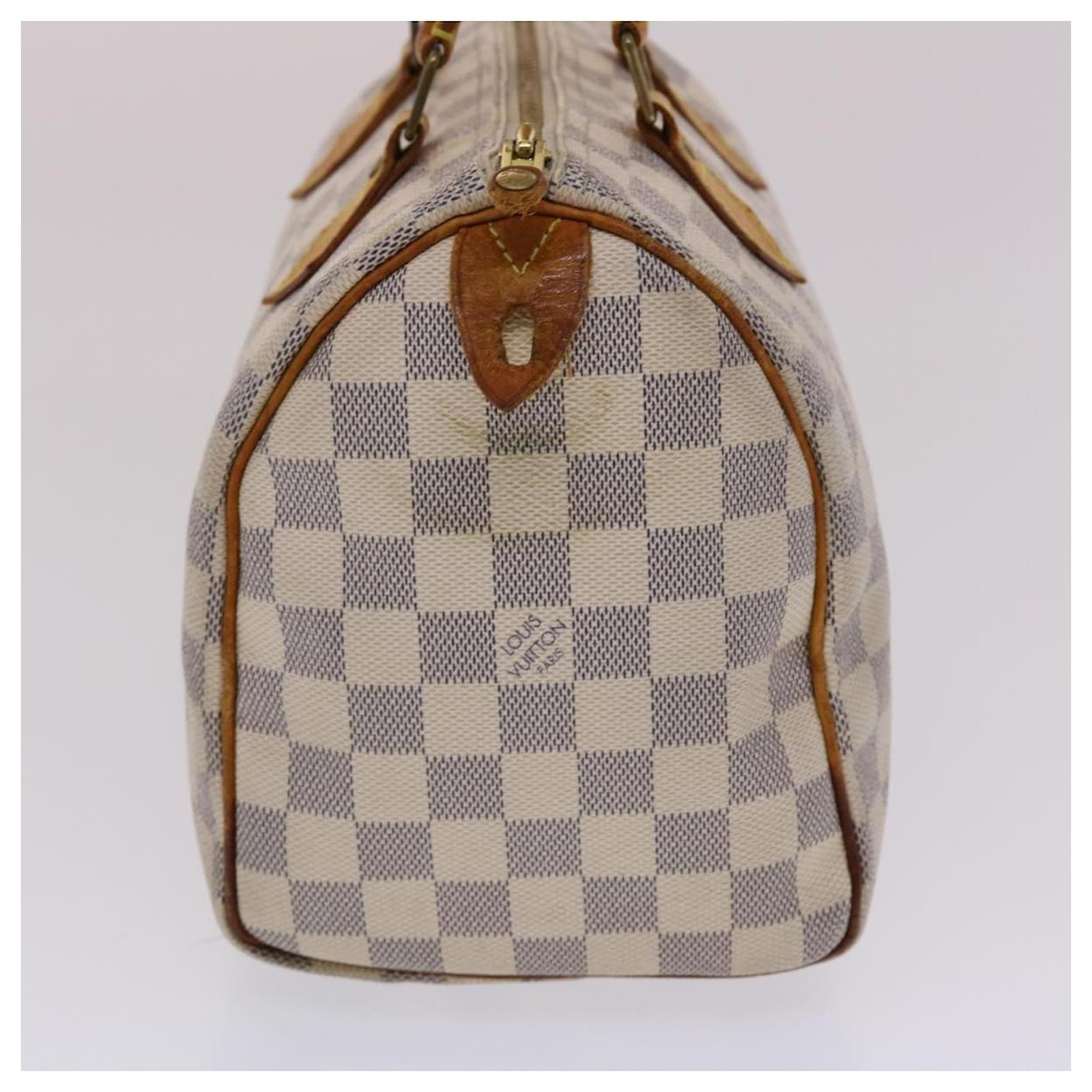 NEW! Genuine Louis Vuitton Damier Azur Canvas N41371 SPEEDY 25 –  VALLEYSPORTING