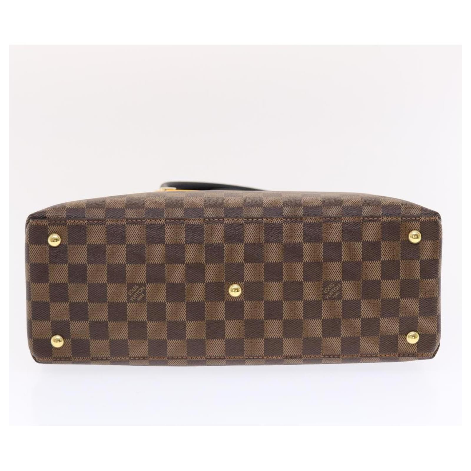LOUIS VUITTON Damier Ebene Riverside Hand Bag 2way N40050 LV