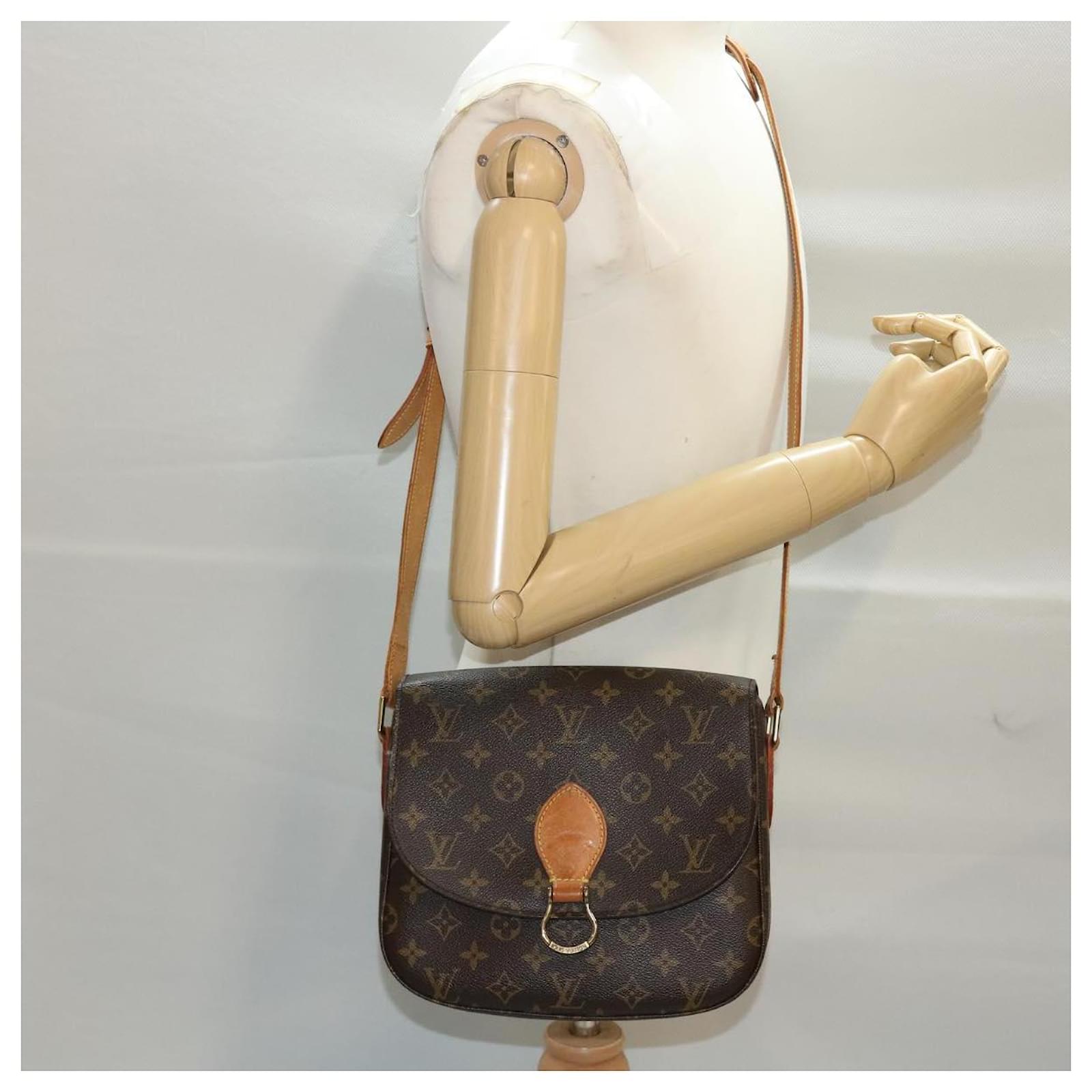 LOUIS VUITTON Monogram Saint Cloud GM Shoulder Bag M51242 LV Auth 