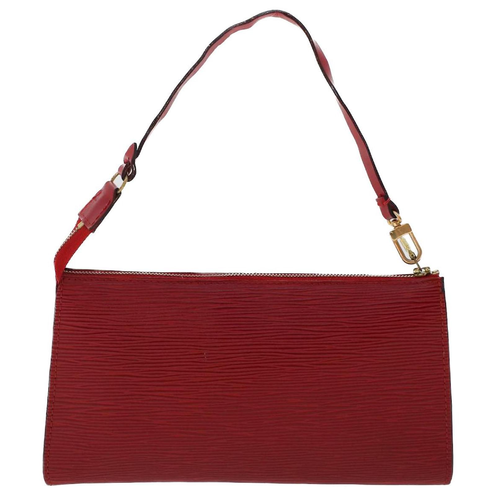 Louis Vuitton Louis Vuitton Pochette Accessoires Red Epi Leather