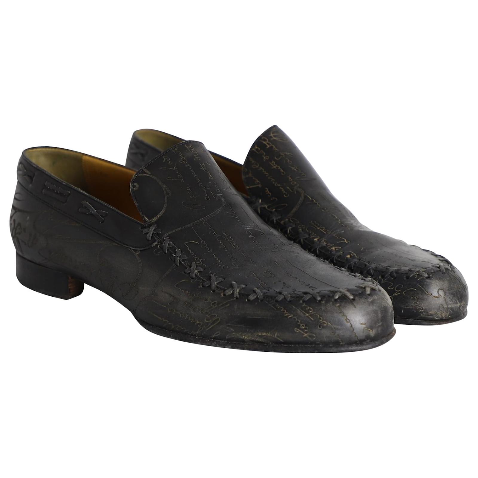 Chaussures Vélo Vintage Arturo – Cuir Noir, Randonnée Route, Taille UK 9.5 / EU 44