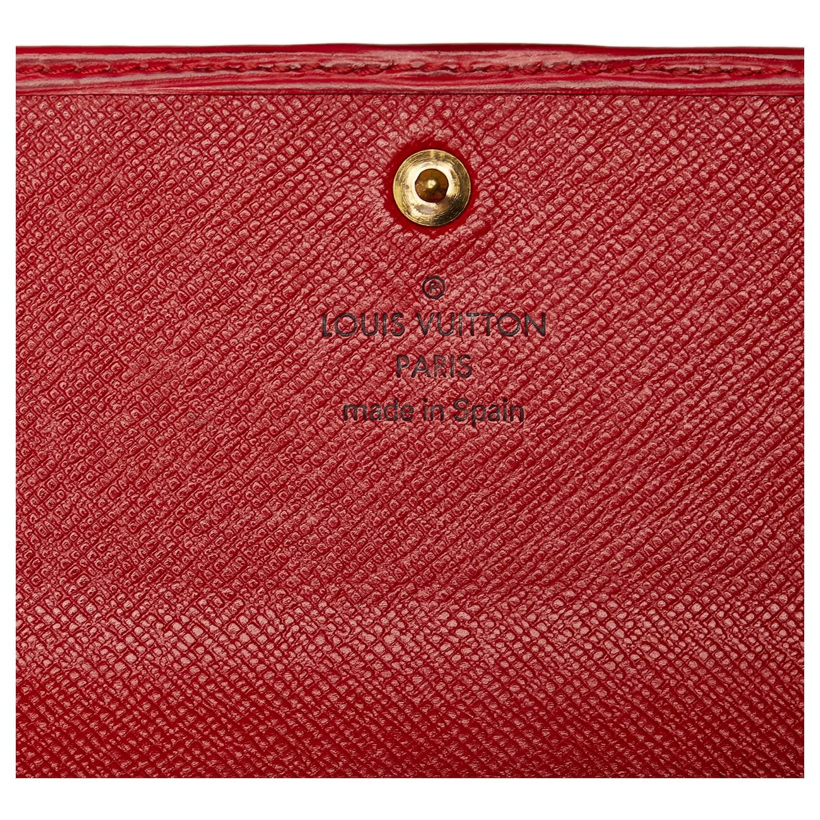 Louis Vuitton Portefeuille Sarah Sarah Wallet 2020-21FW, Red