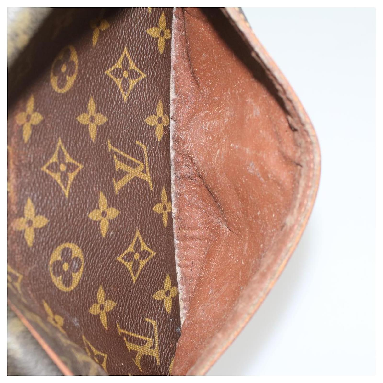 LOUIS VUITTON Monogram Compiegne 23 Clutch Bag M51847 LV Auth ac883