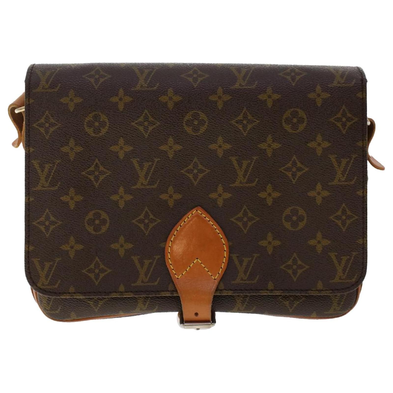 LOUIS VUITTON Shoulder Bag M51253 Cartouchiere Monogram canvas Brown W –