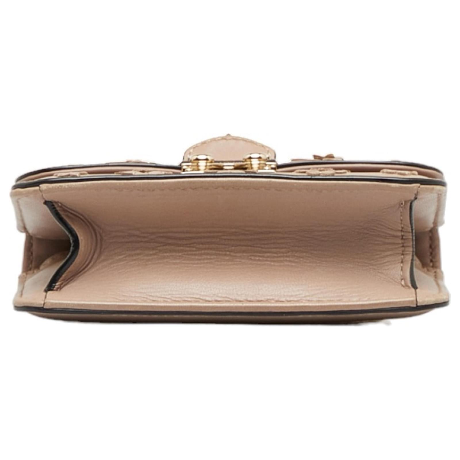 Valentino Garavani Beige Fabric Handbag