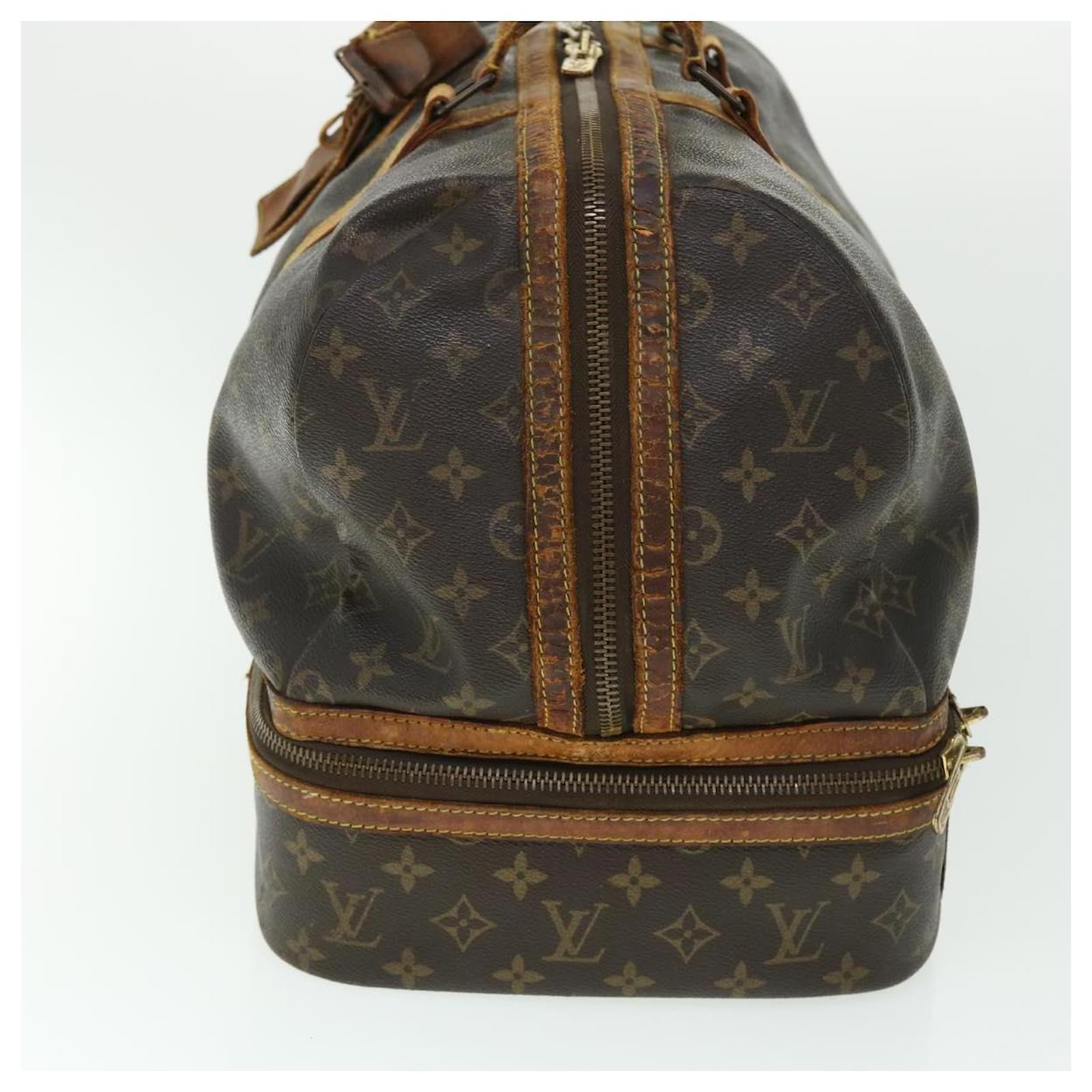 LOUIS VUITTON Monogram Sac Sports Boston Bag M41444 LV Auth bs7194 Cloth  ref.1034704 - Joli Closet