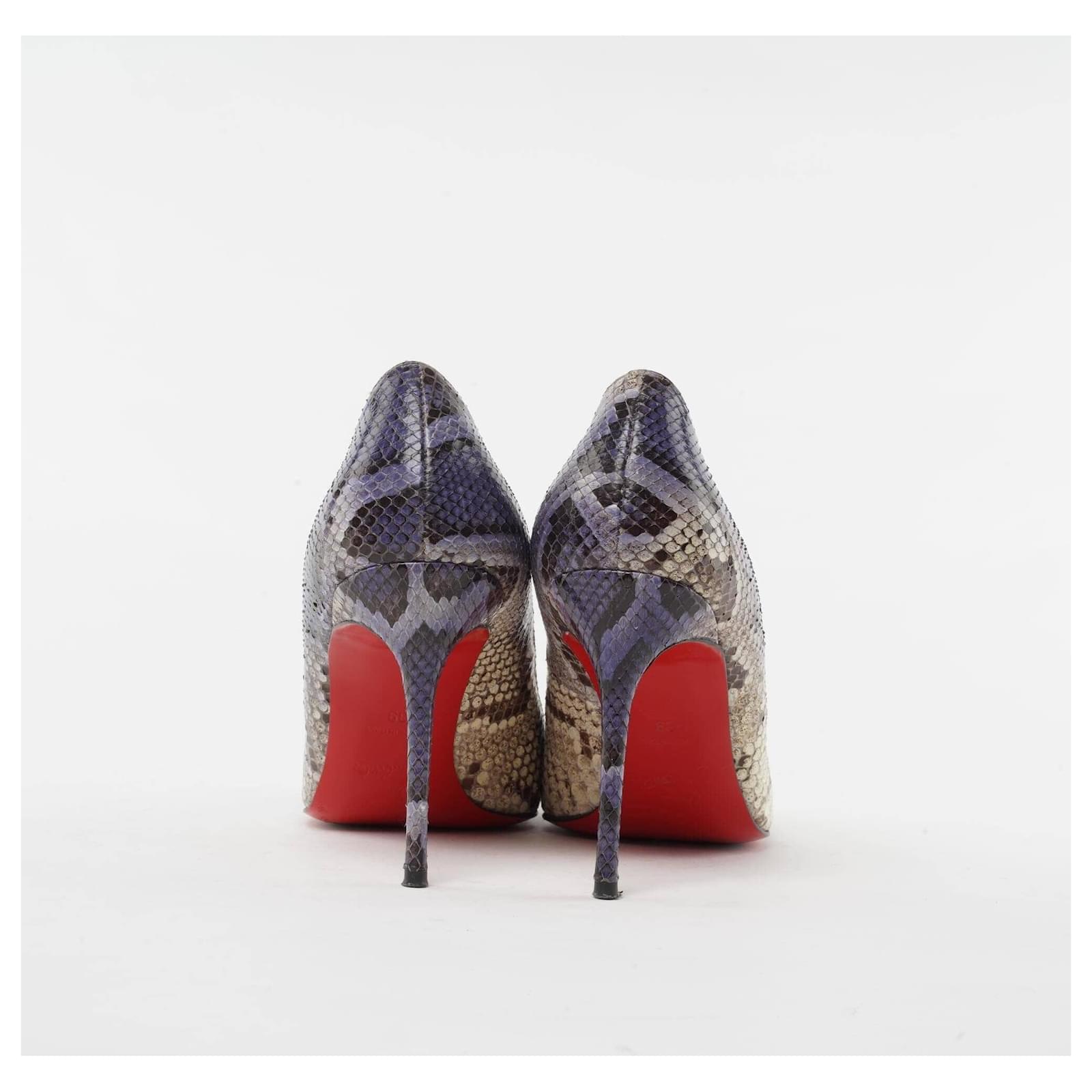 Louboutin Python Snakeskin Red Bottoms Christian Louboutin