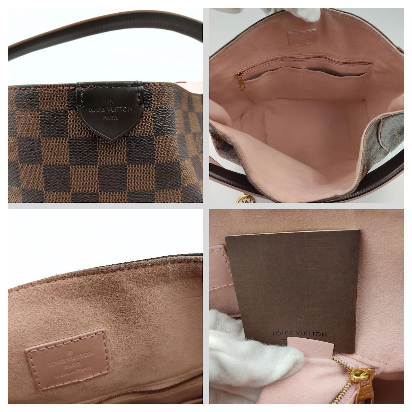 Louis Vuitton Caissa Damier shoulder bag ebene Brown Cloth ref.1036265 -  Joli Closet