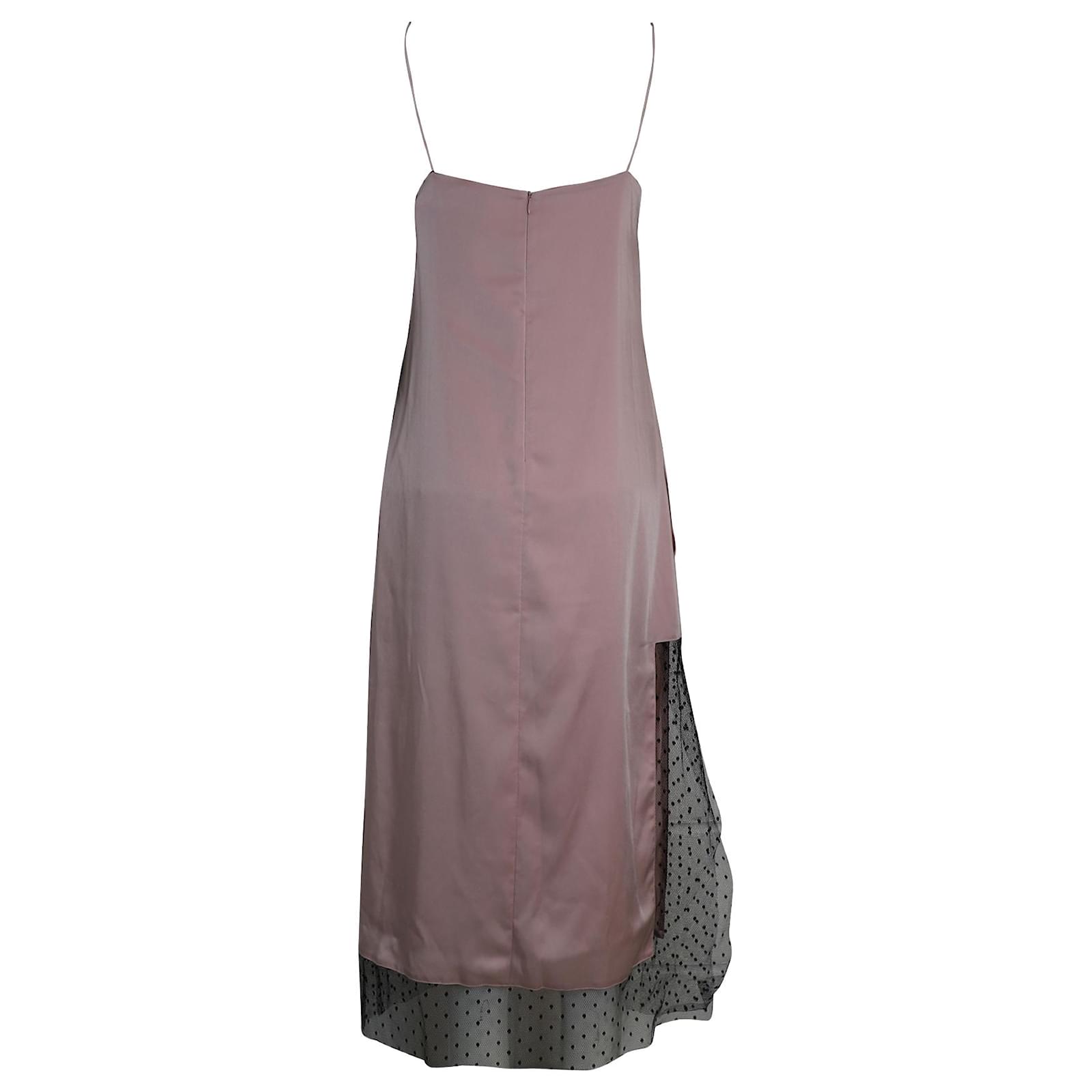 girls dusty pink dress Little Girls Dusty Rose Lace Dress, 4T main image 1