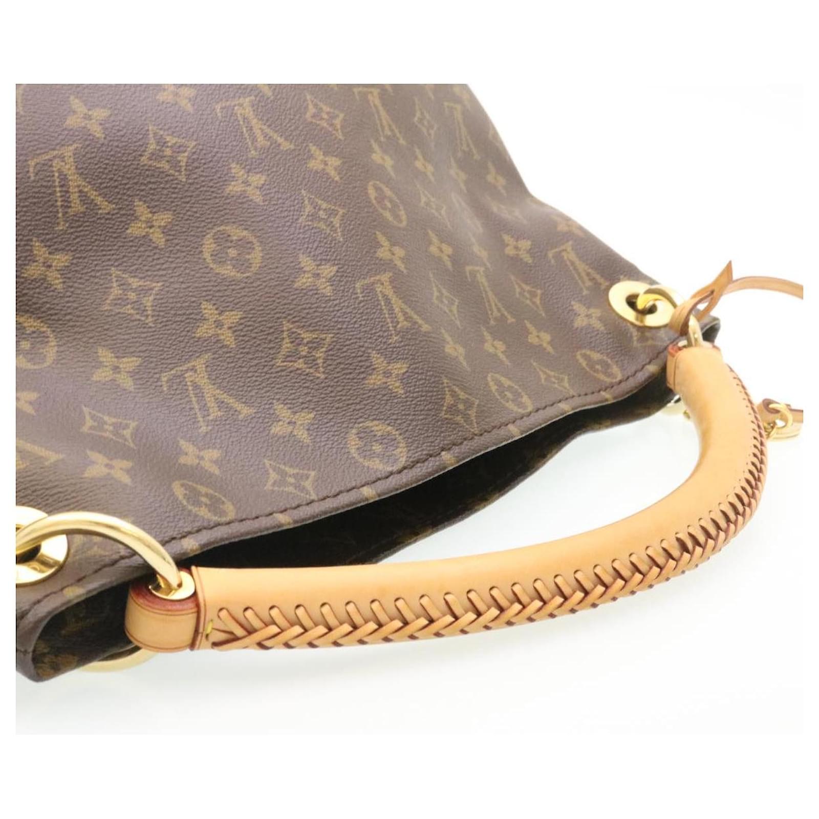 LOUIS VUITTON Damier Azur Artsy MM Shoulder Bag N41174 LV Auth 26788