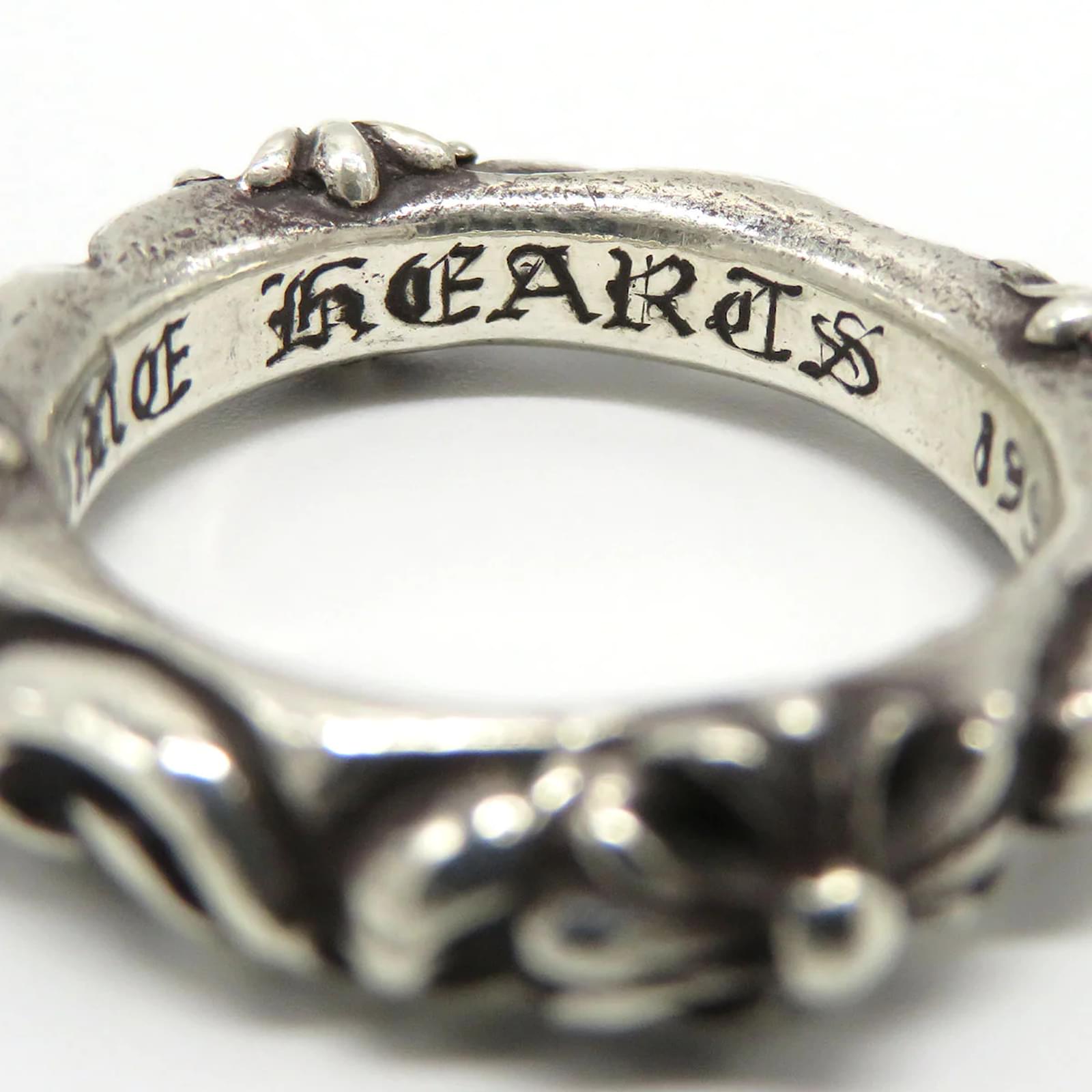 Chrome Hearts SBT Band Ring Silvery Silver Metal ref.1038189