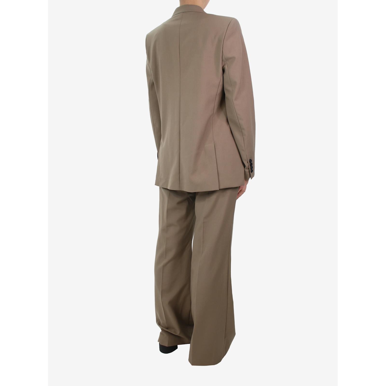 Ami neutral 2-piece suit set - size FR 40 Wool ref.1038693 - Joli Closet