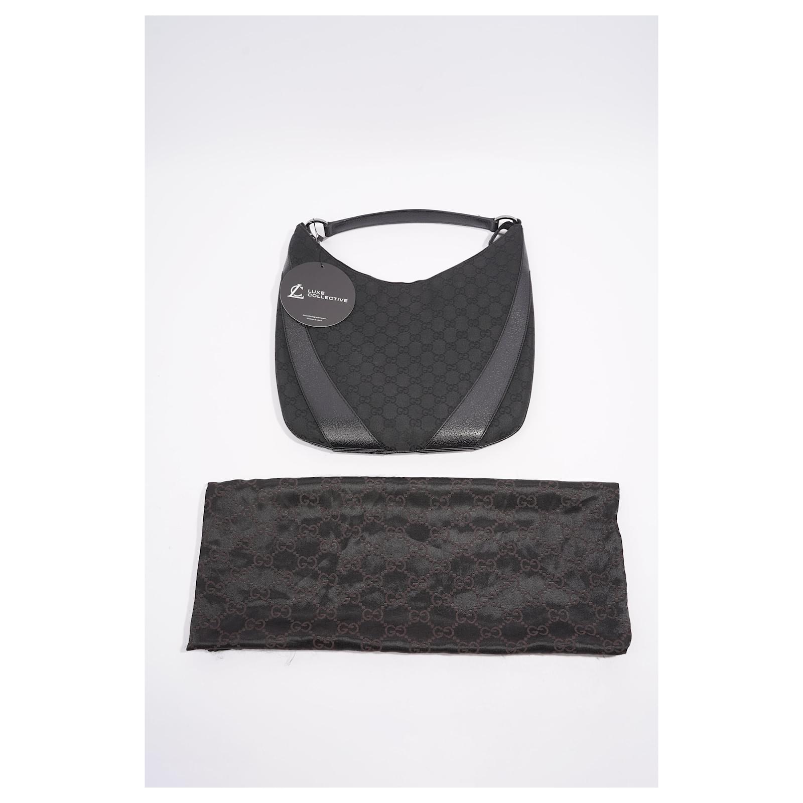 Gucci One Shoulder Bag Black Canvas Cloth ref.1040498 - Joli
