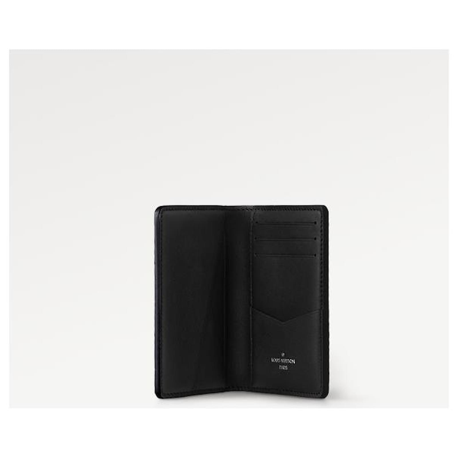 Louis Vuitton Men's Black Leather Pocket Organizer V Asphalt Card Holder –  Luxuria & Co.