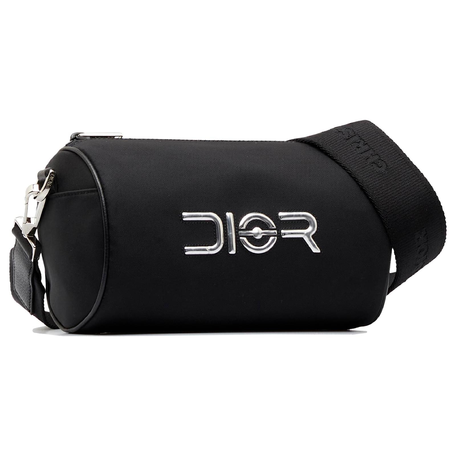 Dior Black x Hajime Sorayama Roller Bag Nylon Cloth ref.1041735