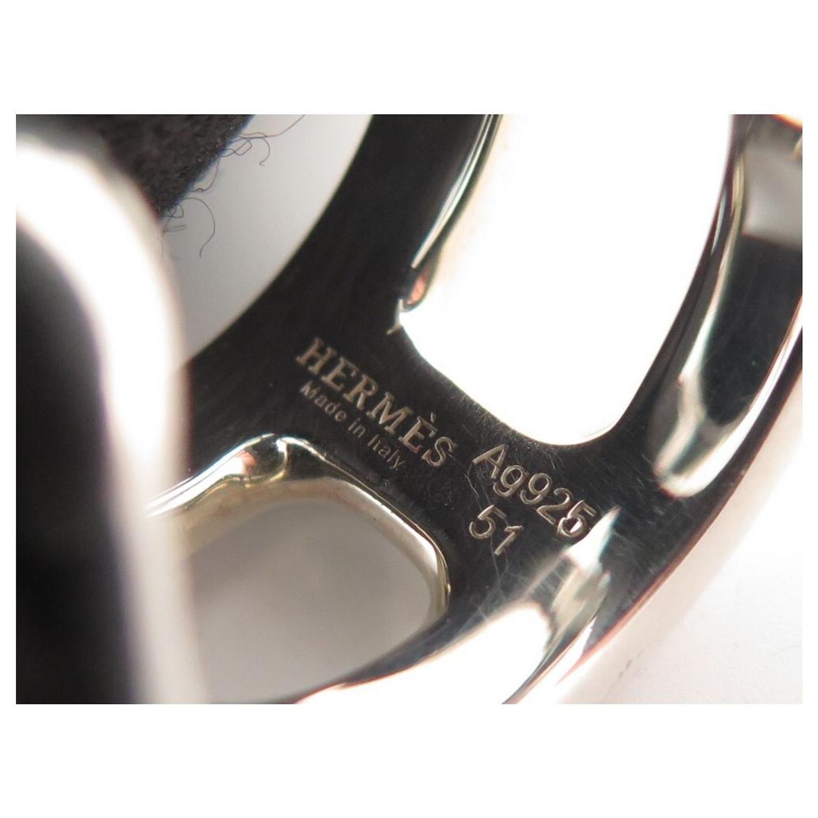 Hermès HERMES OSMOSE PM H RING102539B size 51 STERLING SILVER + 