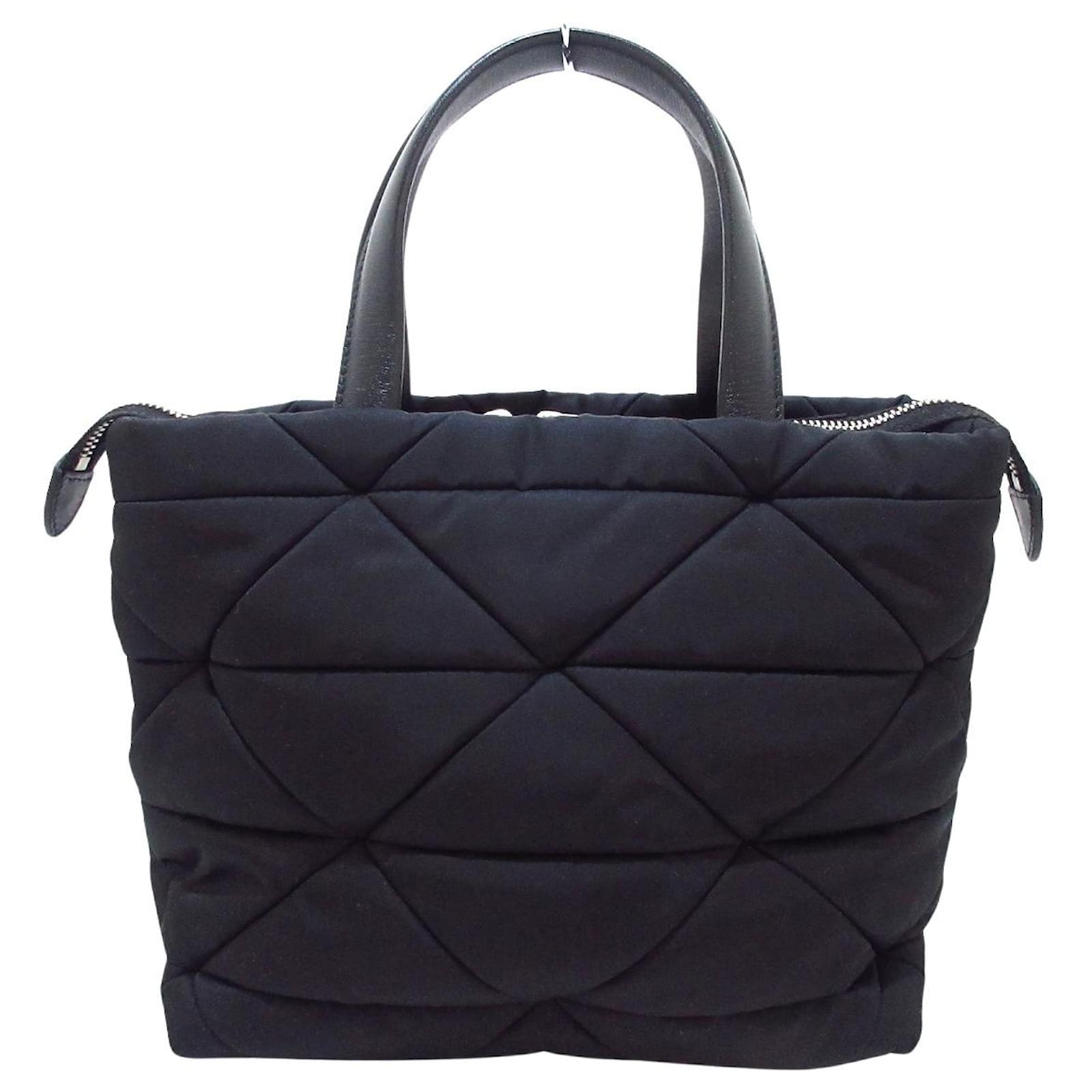 Tote Prada Re-Nylon Black Synthetic ref.1042586 - Joli Closet