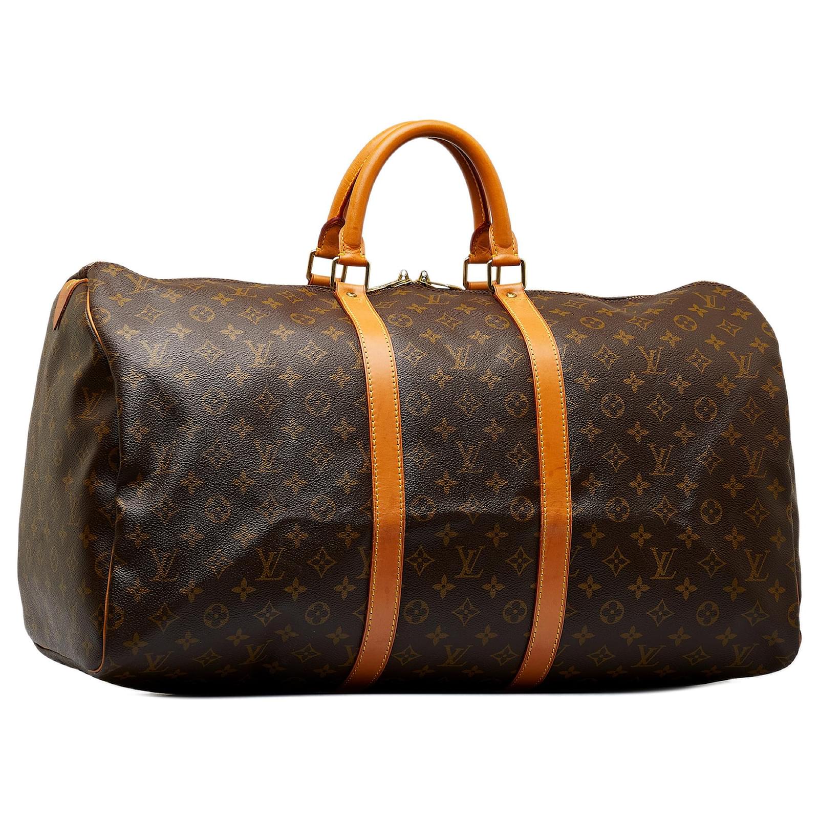 Louis Vuitton Keepall 55 Brown Cloth ref.273611 - Joli Closet
