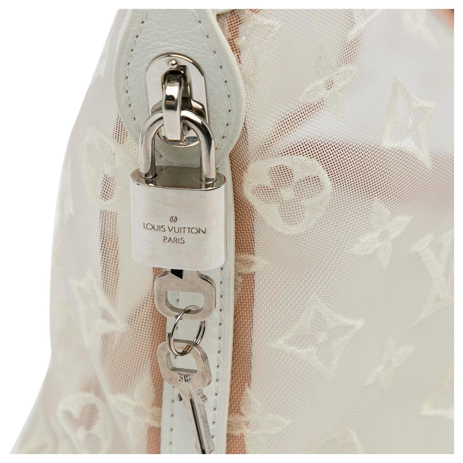 Louis Vuitton Lockit transparent monogram White Cloth ref.20820 - Joli  Closet