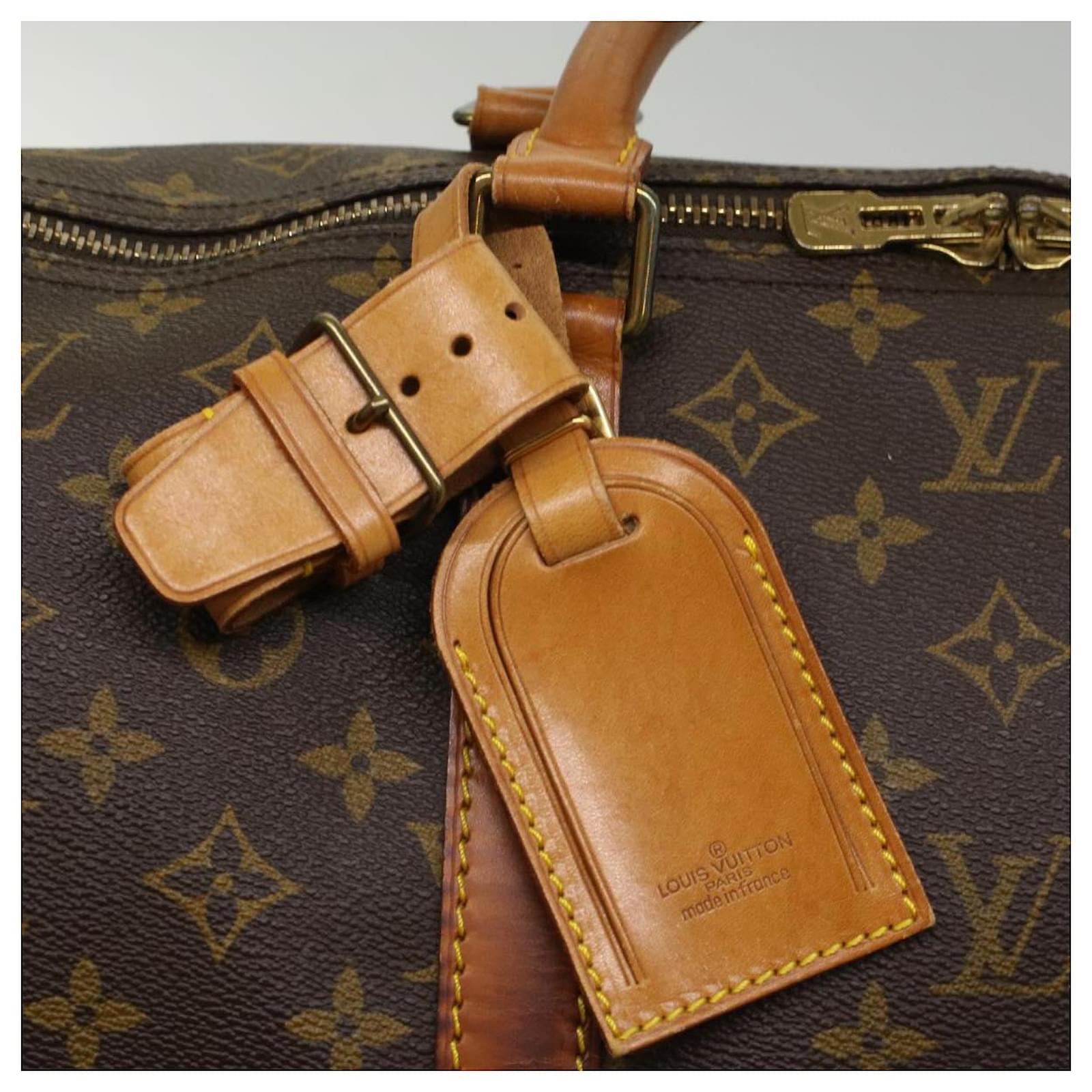 Louis Vuitton Monogram Keepall 60 Boston Bag M41422 LV Auth 48571