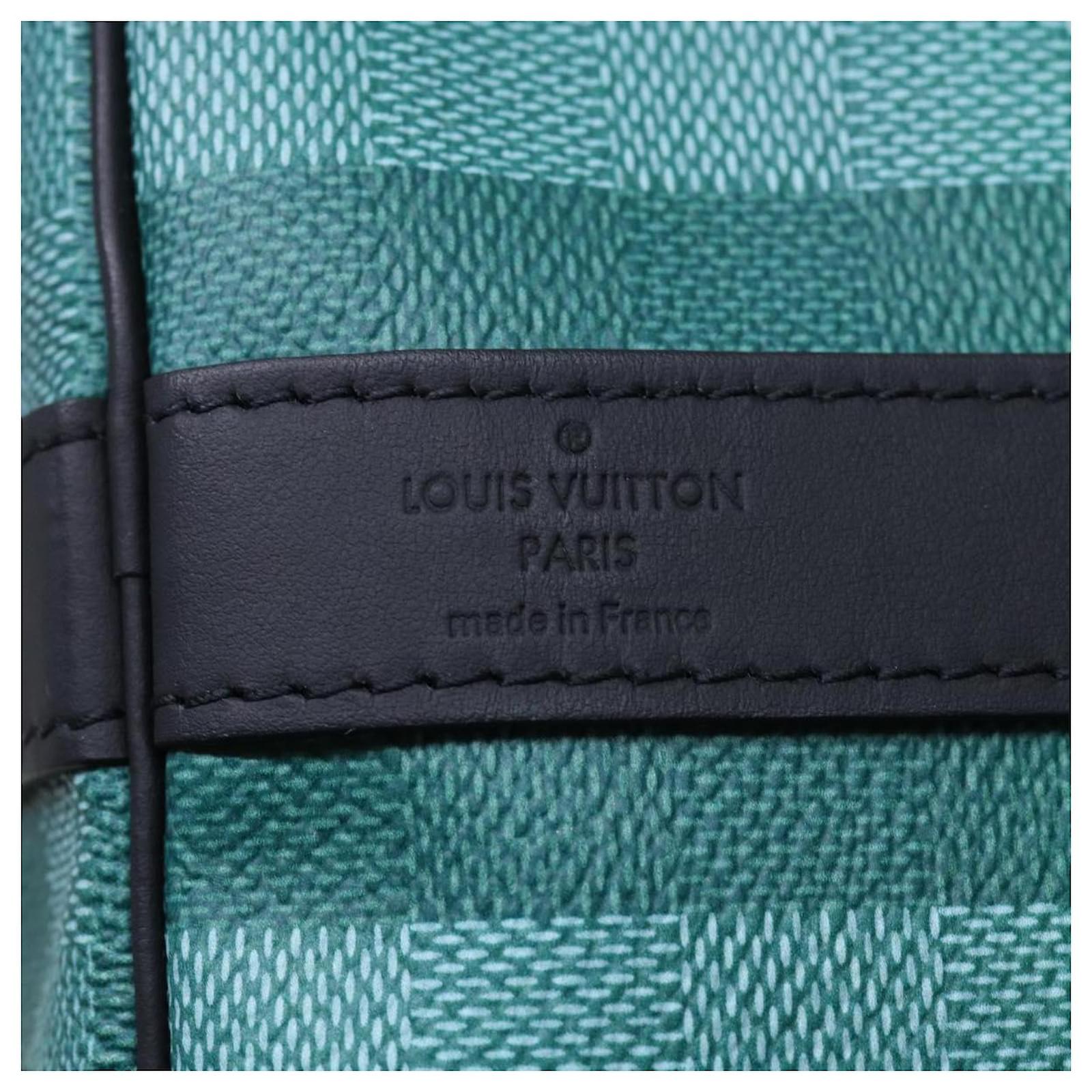Handbags Louis Vuitton Louis Vuitton Damier Stripe Gradation Keepall Bandouliere 50 M59912 Auth 51138a