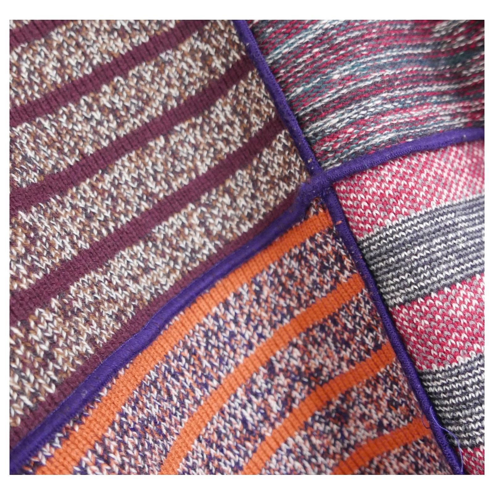 See by Chloé See By Chloe patchwork knit poncho Multiple colors 