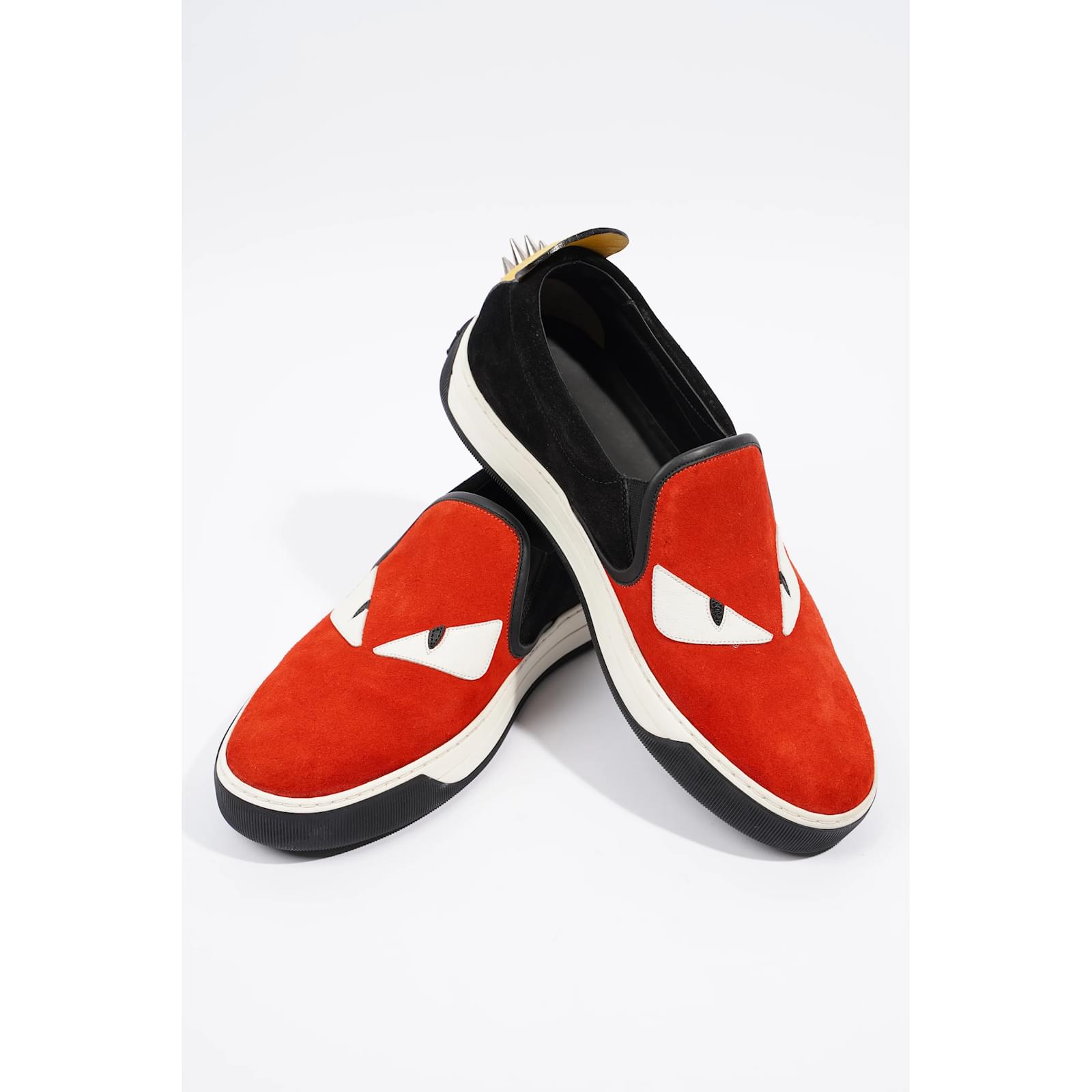 FENDI モンスターパンプス 38 フェンディ(FENDI)フェンディ BAG BUG SLIP-ON モンスター