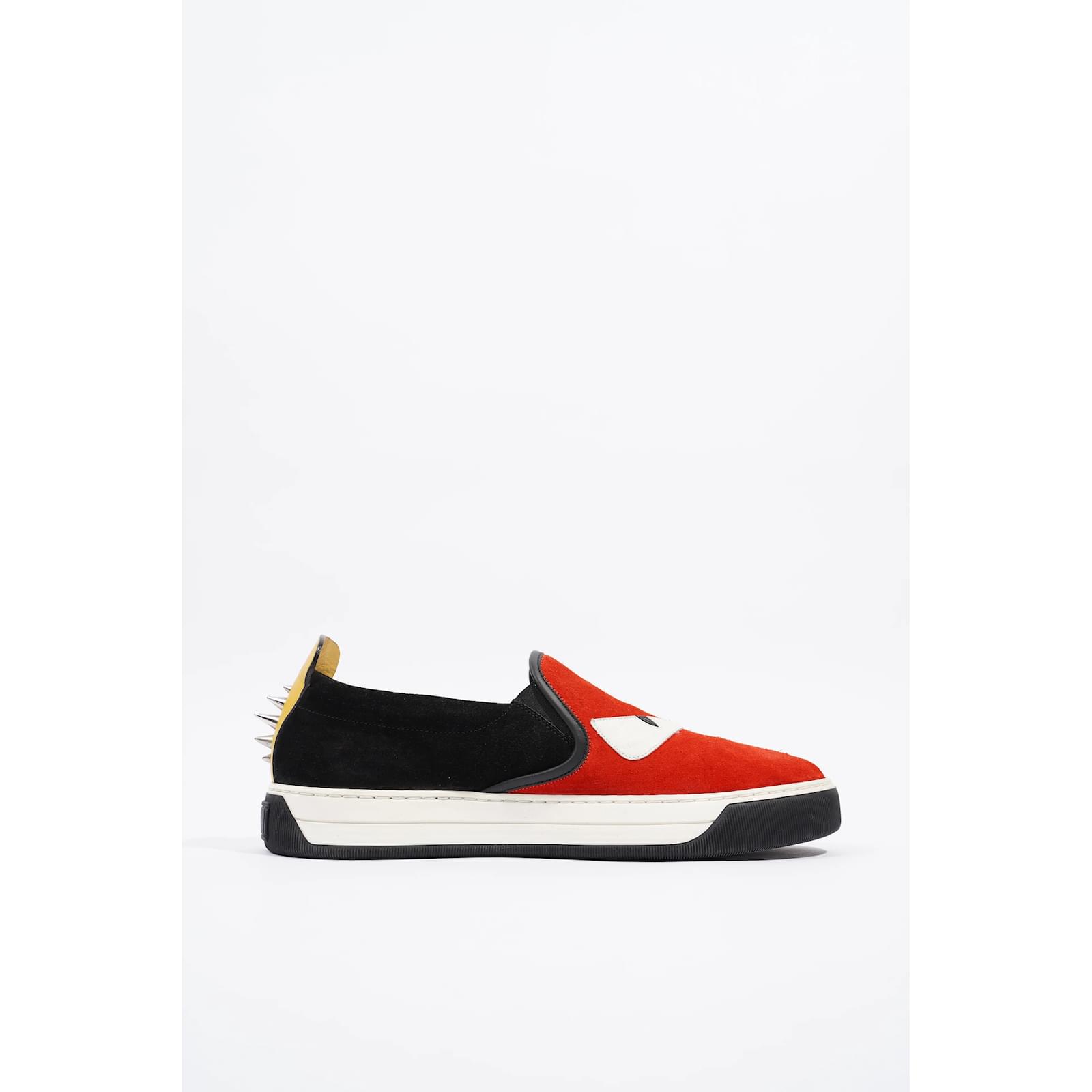 FENDI モンスターパンプス 38 フェンディ(FENDI)フェンディ BAG BUG SLIP-ON モンスター