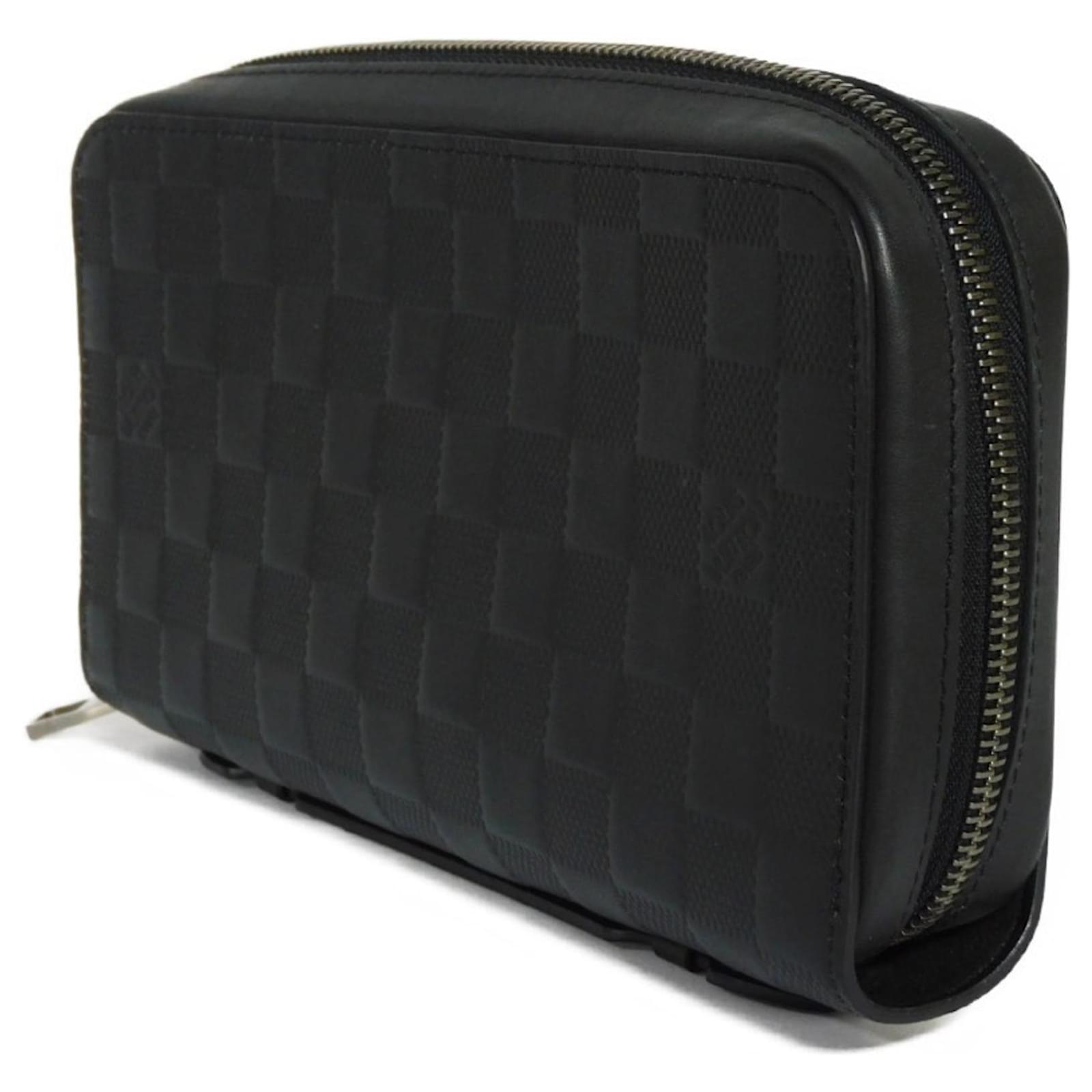 Louis Vuitton Zippy Wallet Vertical Onyx Damier Infini