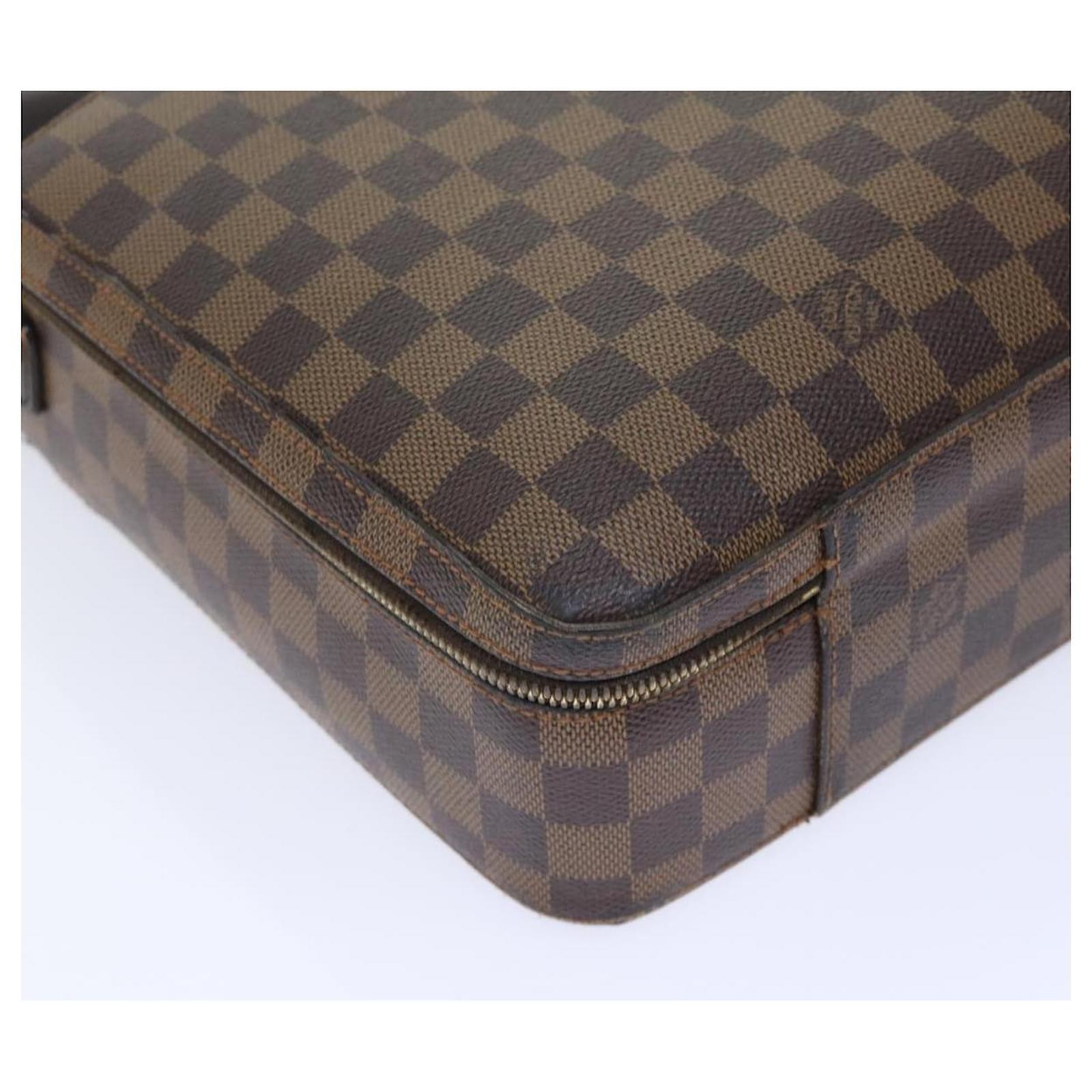 LOUIS VUITTON Damier Ebene Pegas 45 Suitcase N23256 LV Auth 36361