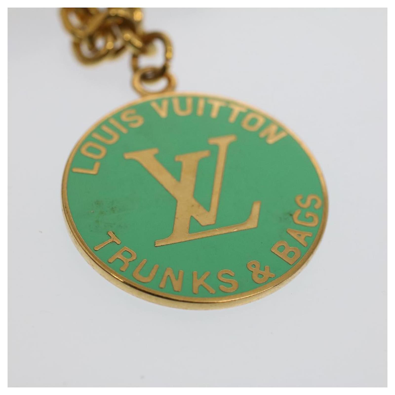 LOUIS VUITTON Porte Cles Aior Beach Key Holder Gold M66265 LV Auth