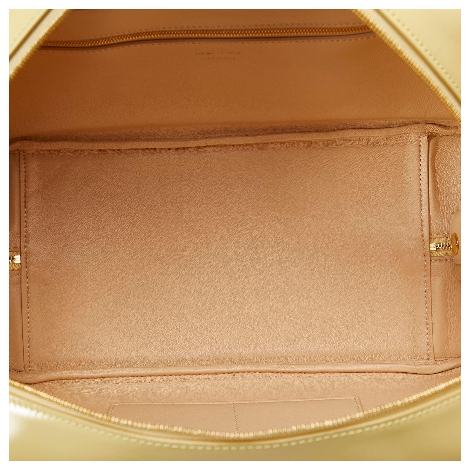 Jil Sander Yellow J-vision Square East West Bag Leather Pony Jil Sander Yellow J-vision Square East West Bag Leather Pony