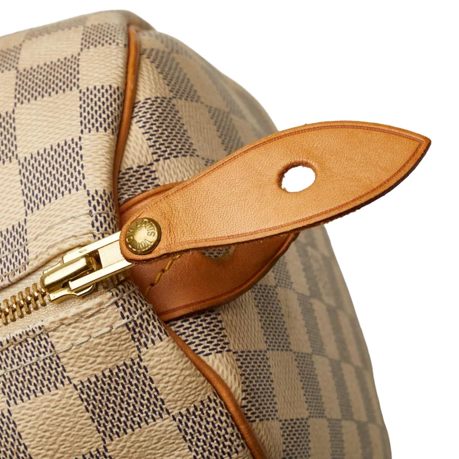 Louis Vuitton Damier Azur Speedy 30 Hand Bag N41533 LV Auth 49232