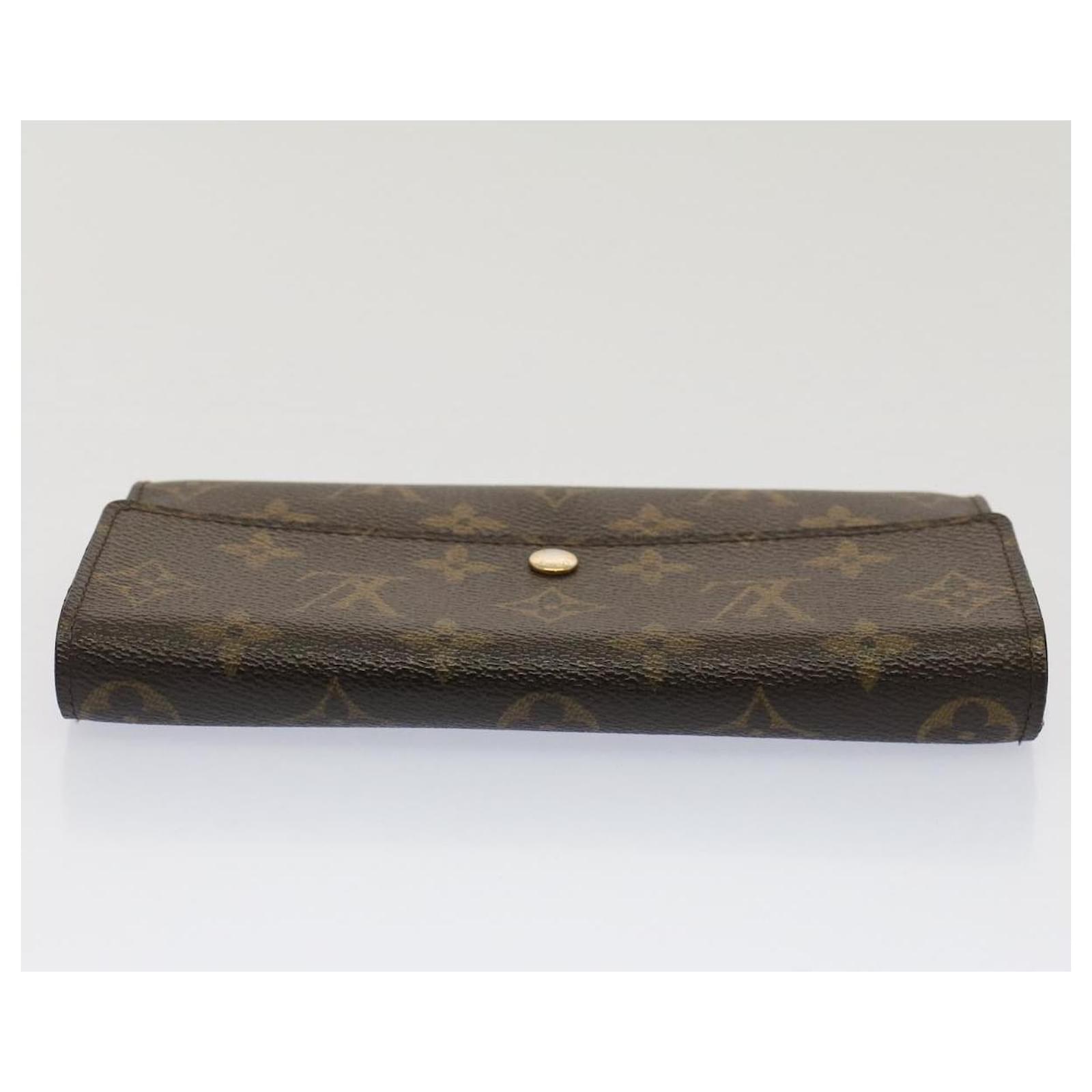 Louis Vuitton Monogram Canvas Portefeuille Sarah Long Wallet M61734