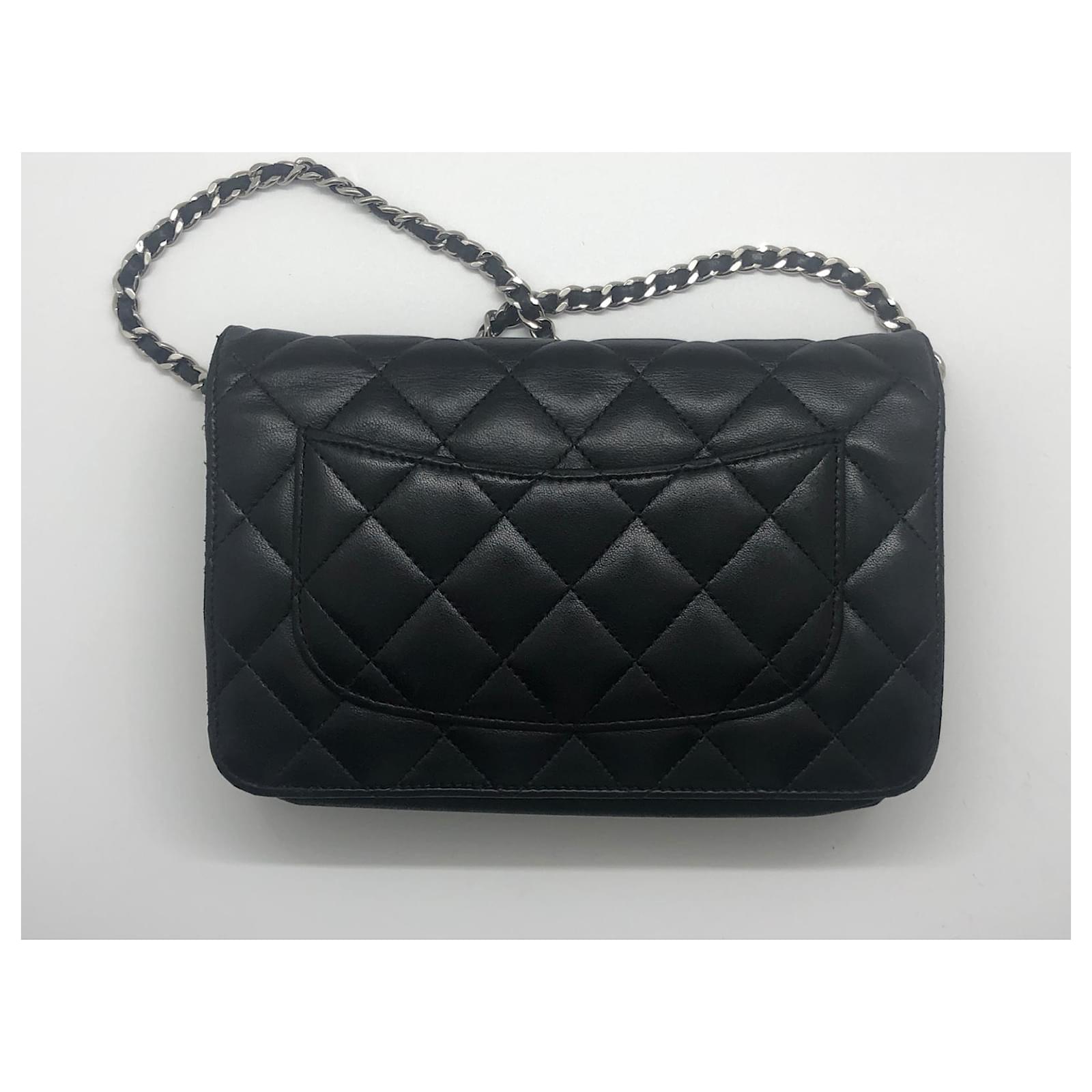 Chanel Wallet on Chain Cuir Noir ref.1050076 - Joli Closet