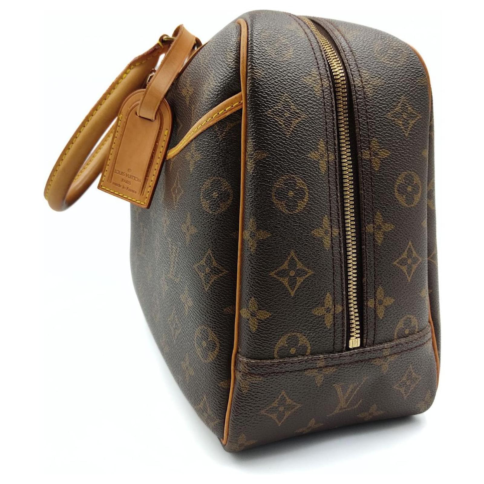 Louis Vuitton Dauville handbag in monogram canvas Brown Cloth ref.1050099 -  Joli Closet