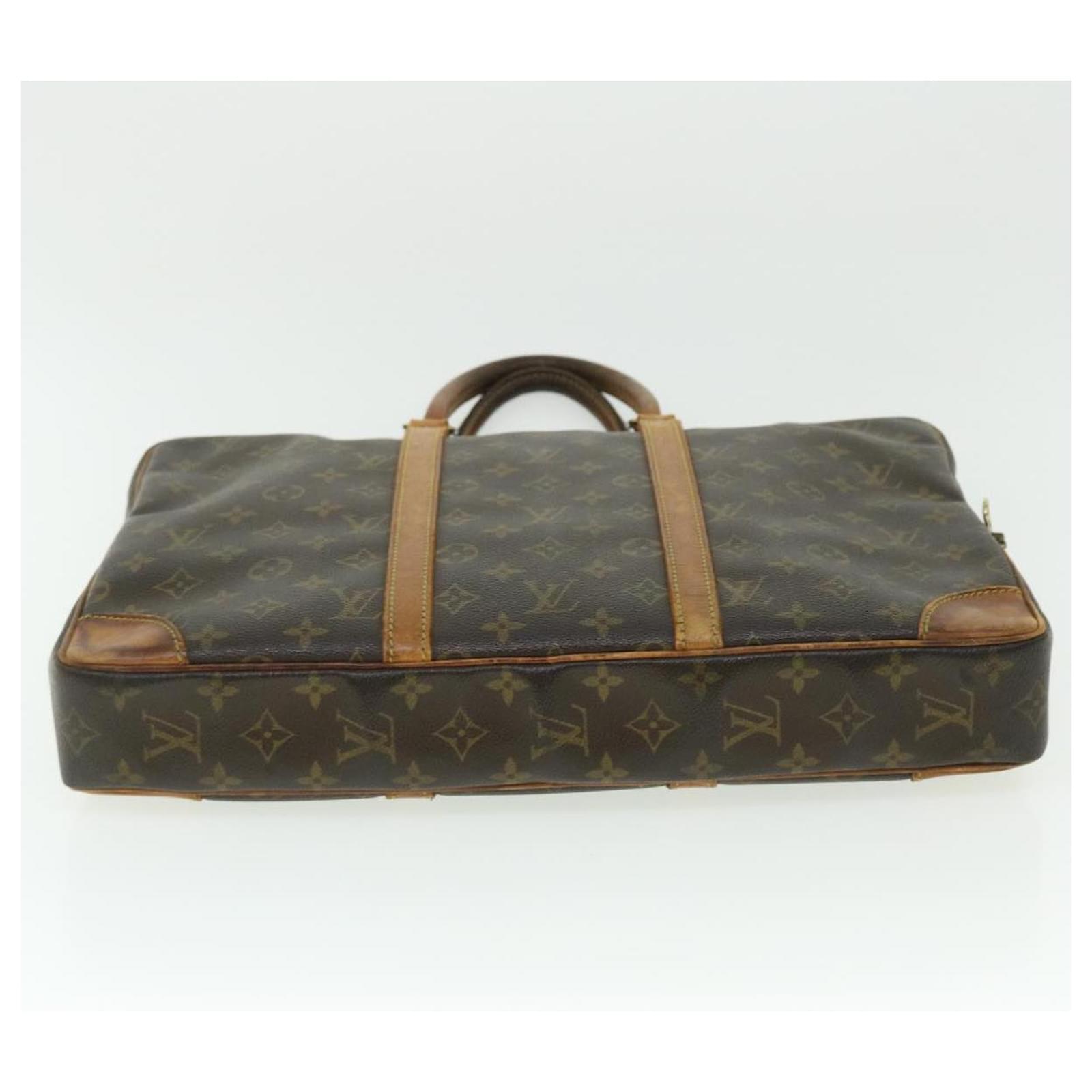 Louis Vuitton Monogram Serviette Fermoir - Brown Briefcases, Bags -  LOU692687