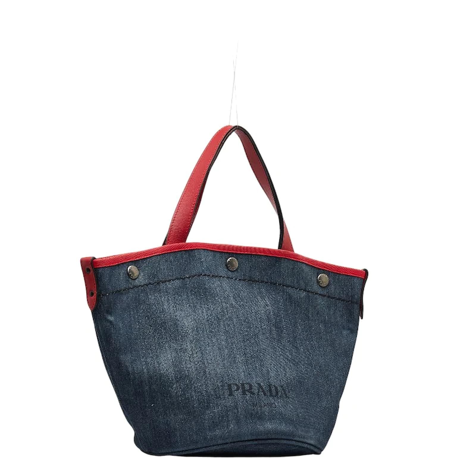 Prada Denim Shoulder Bag (Previously Owned) - ShopperBoard