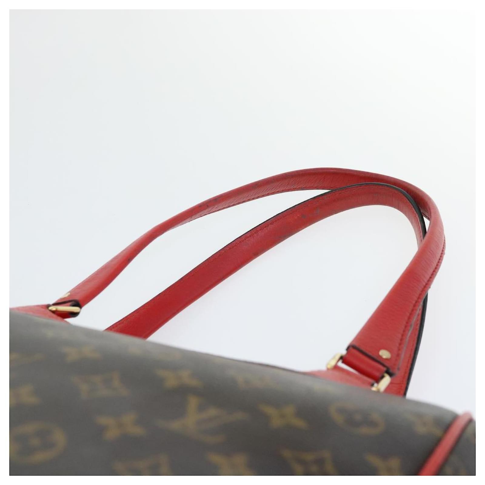 Louis Vuitton Monogram Estrela MM Red Leather 2 Way Tote