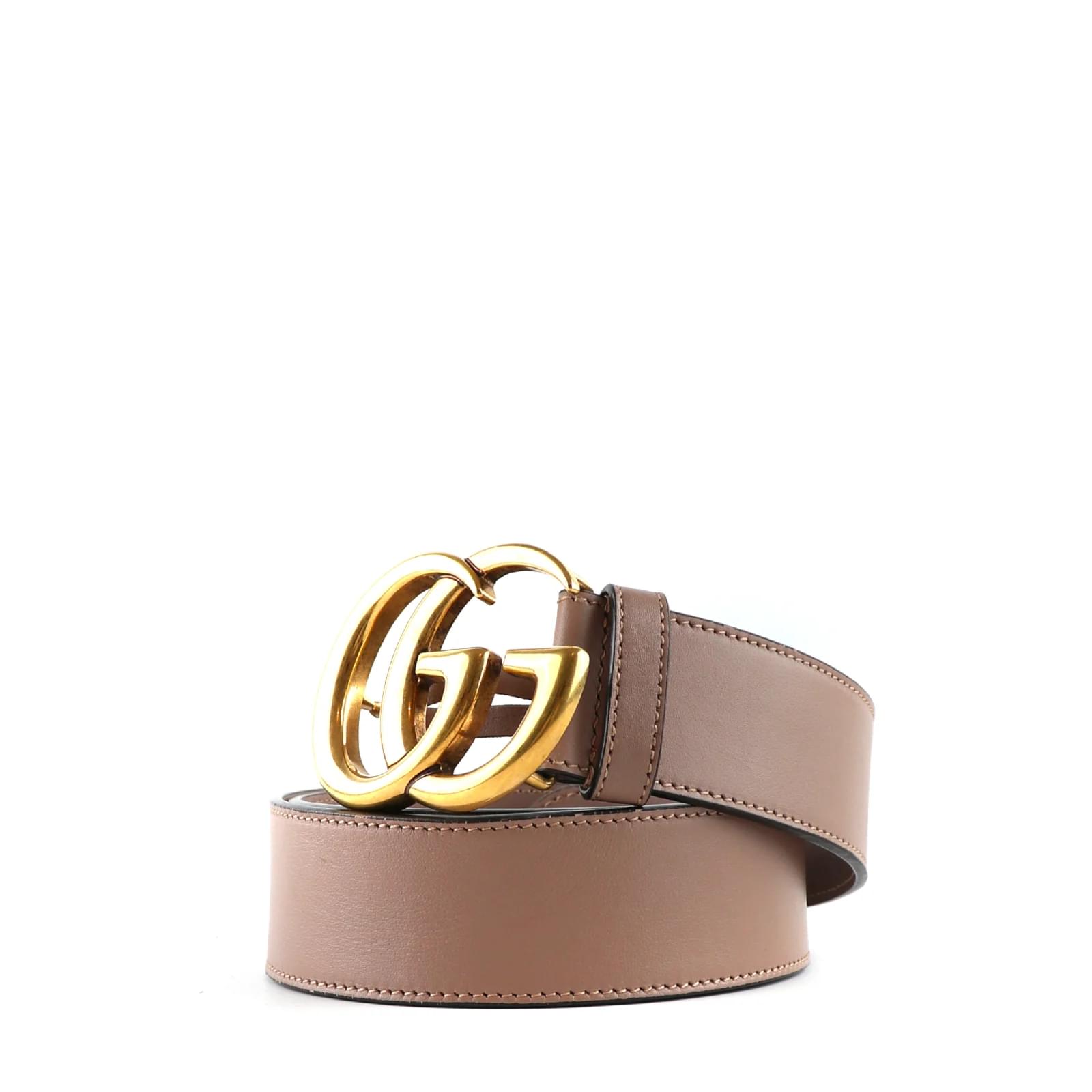 GUCCI Belts T.cm 80 leather Pink ref.1052473 - Joli Closet