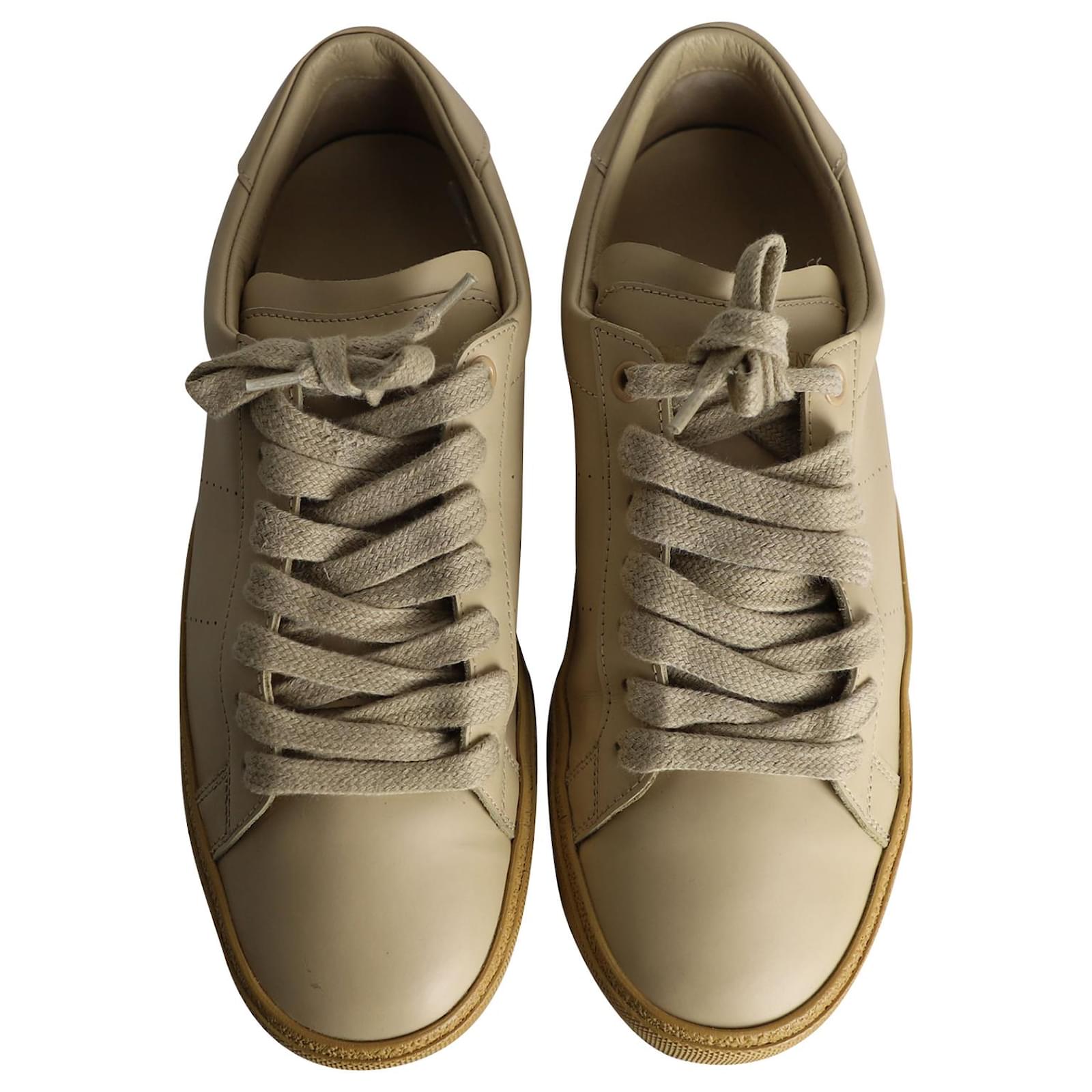 Saint laurent beige sneakers cheap