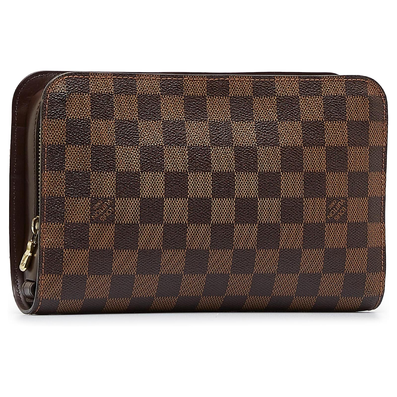 Louis Vuitton Saint Louis Clutch Zipper Pouch Damier Ebene (AB/AB)