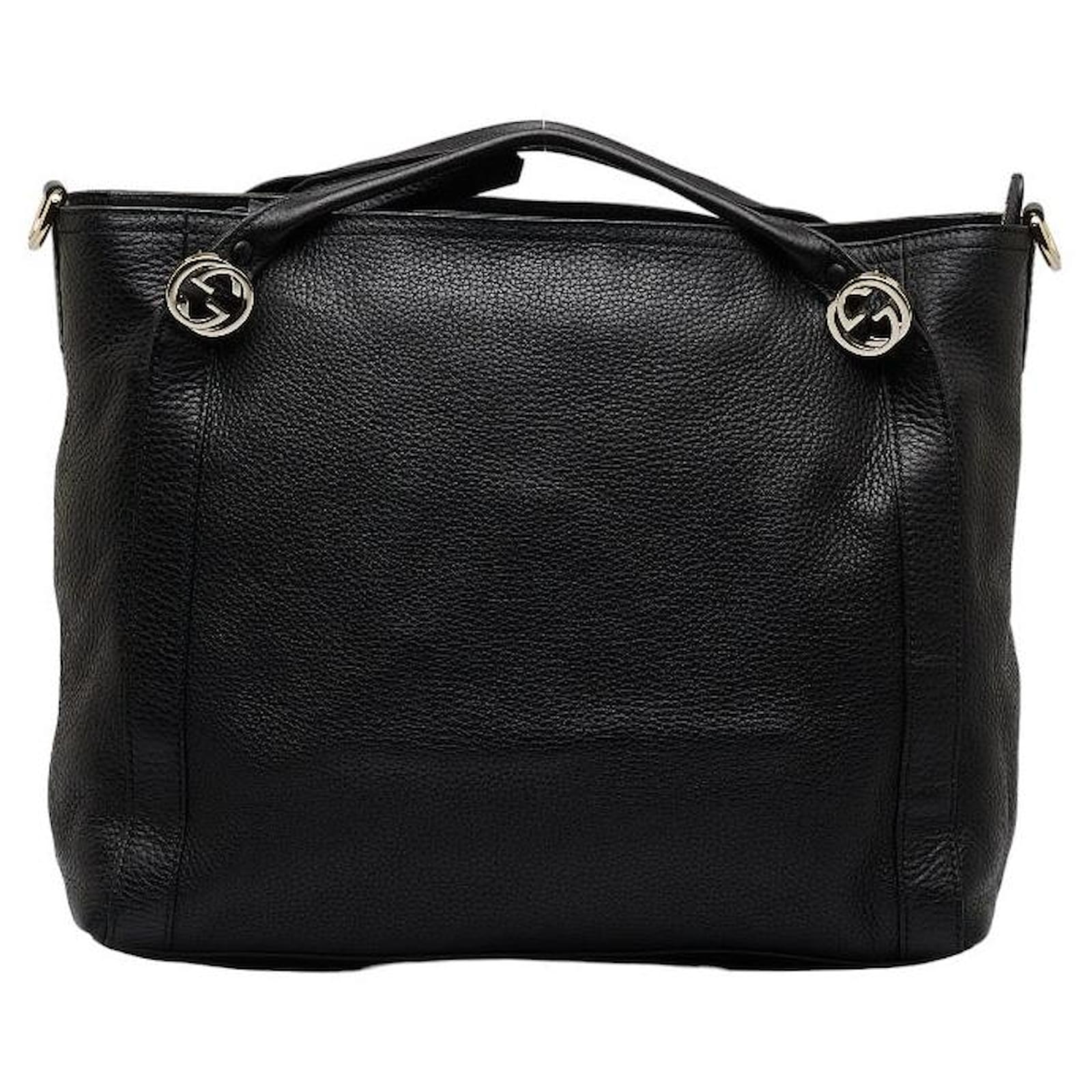 Gucci Miss GG Leather Handbag 323675 Black Pony-style calfskin ref