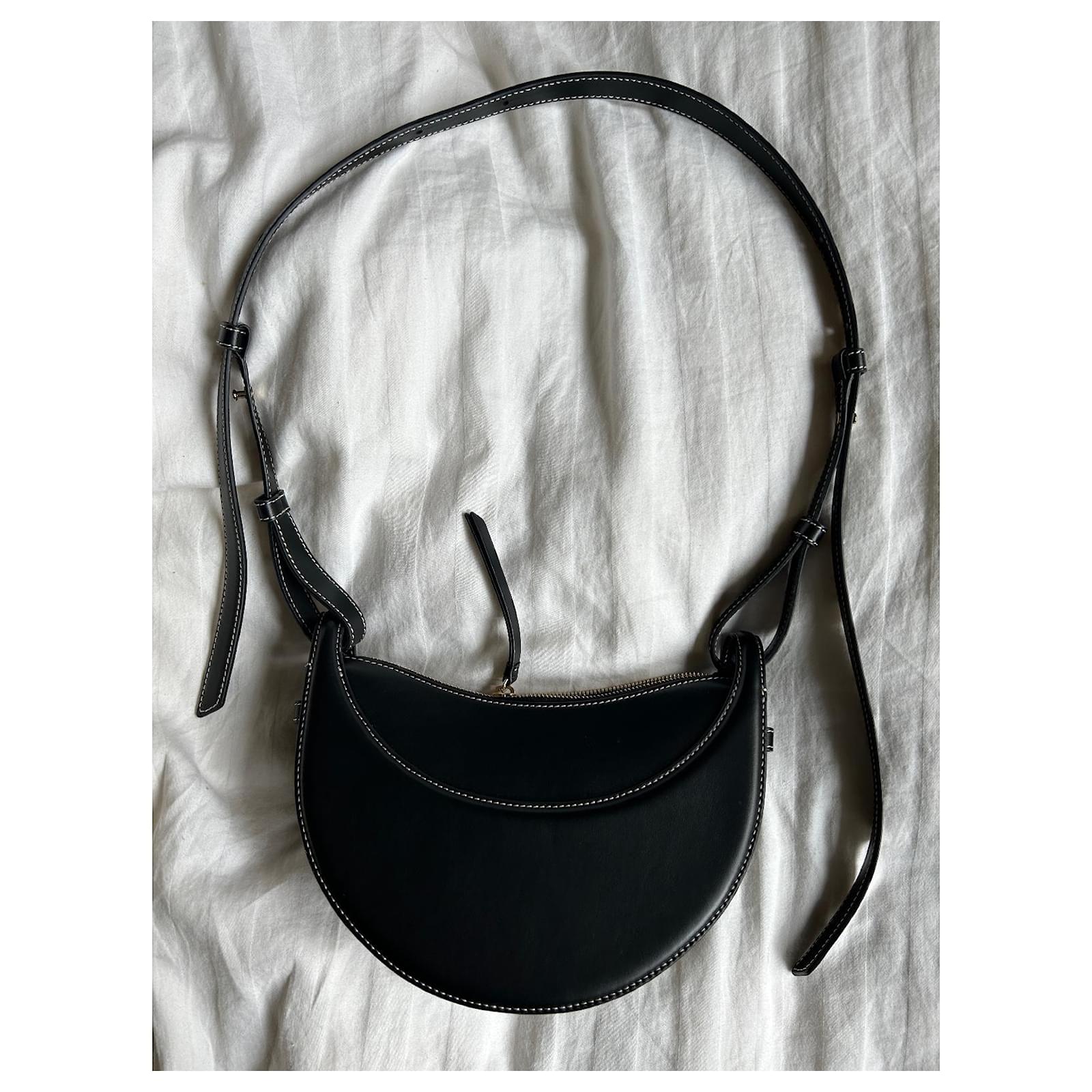 Polène Numéro Dix EDITION SCHWARZ GLATTES LEDER Black Leather ref