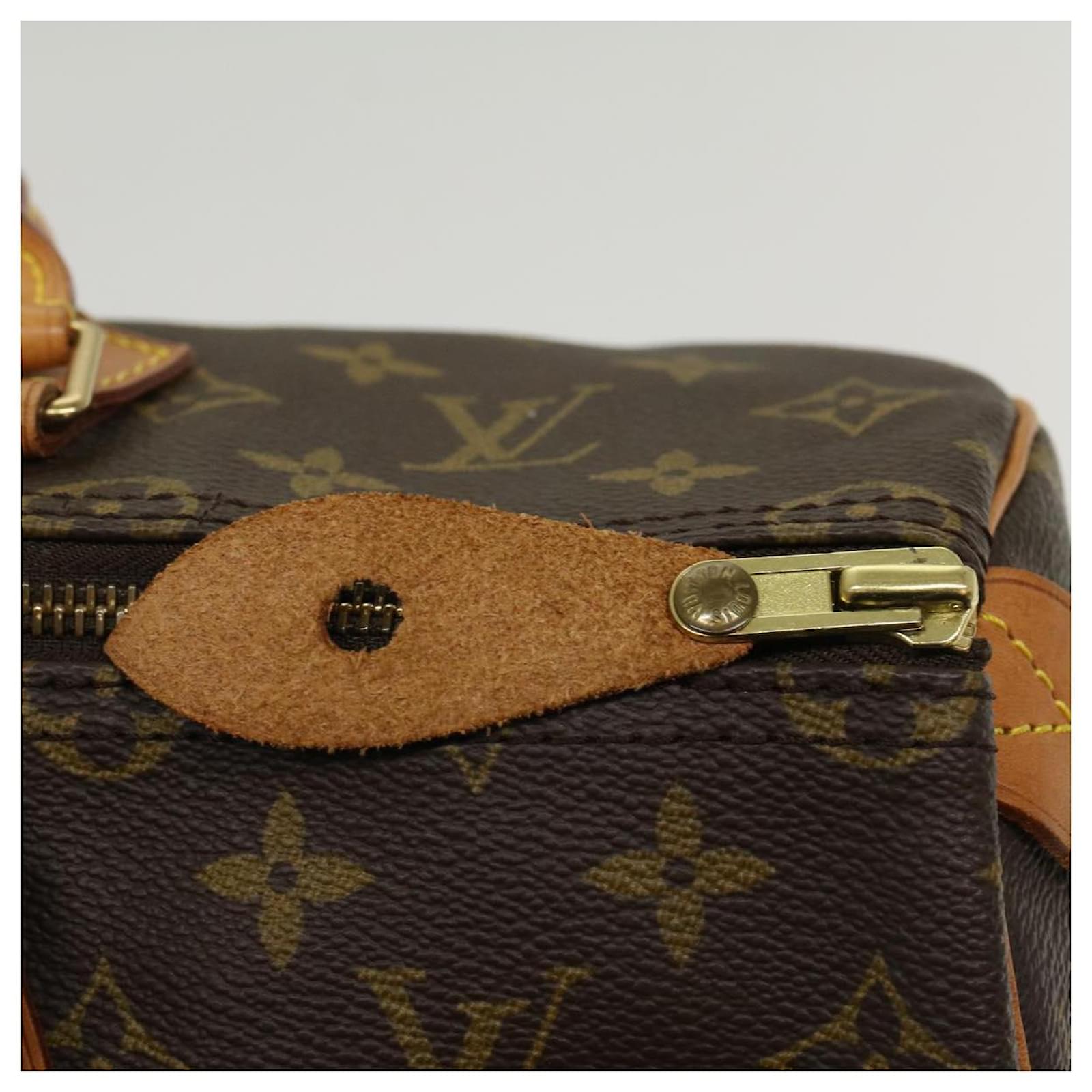 LOUIS VUITTON Monogram Speedy 35 Hand Bag M41524 LV Auth im405