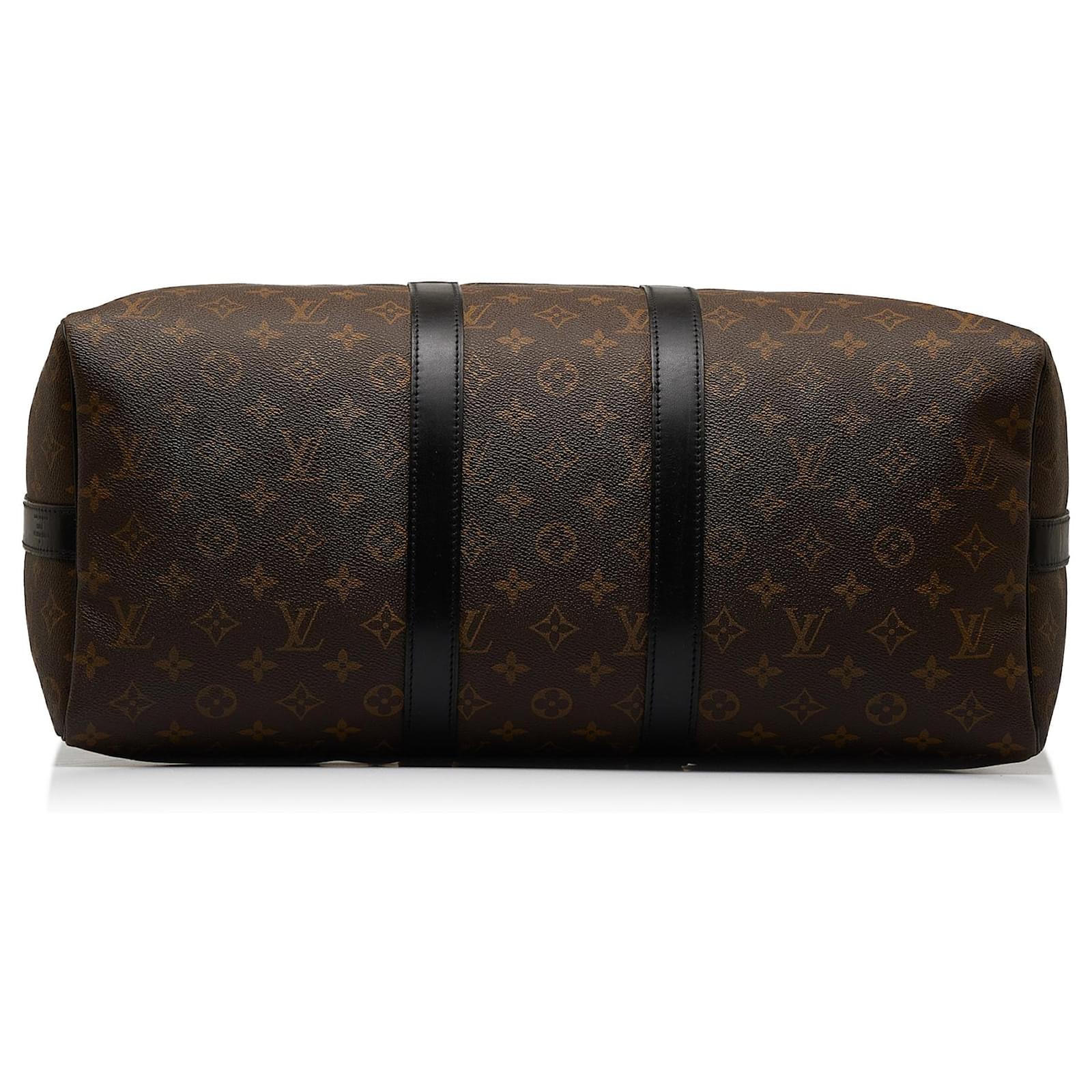 Louis Vuitton Keepall Bandouliere 50 Monogram Macassar Brown