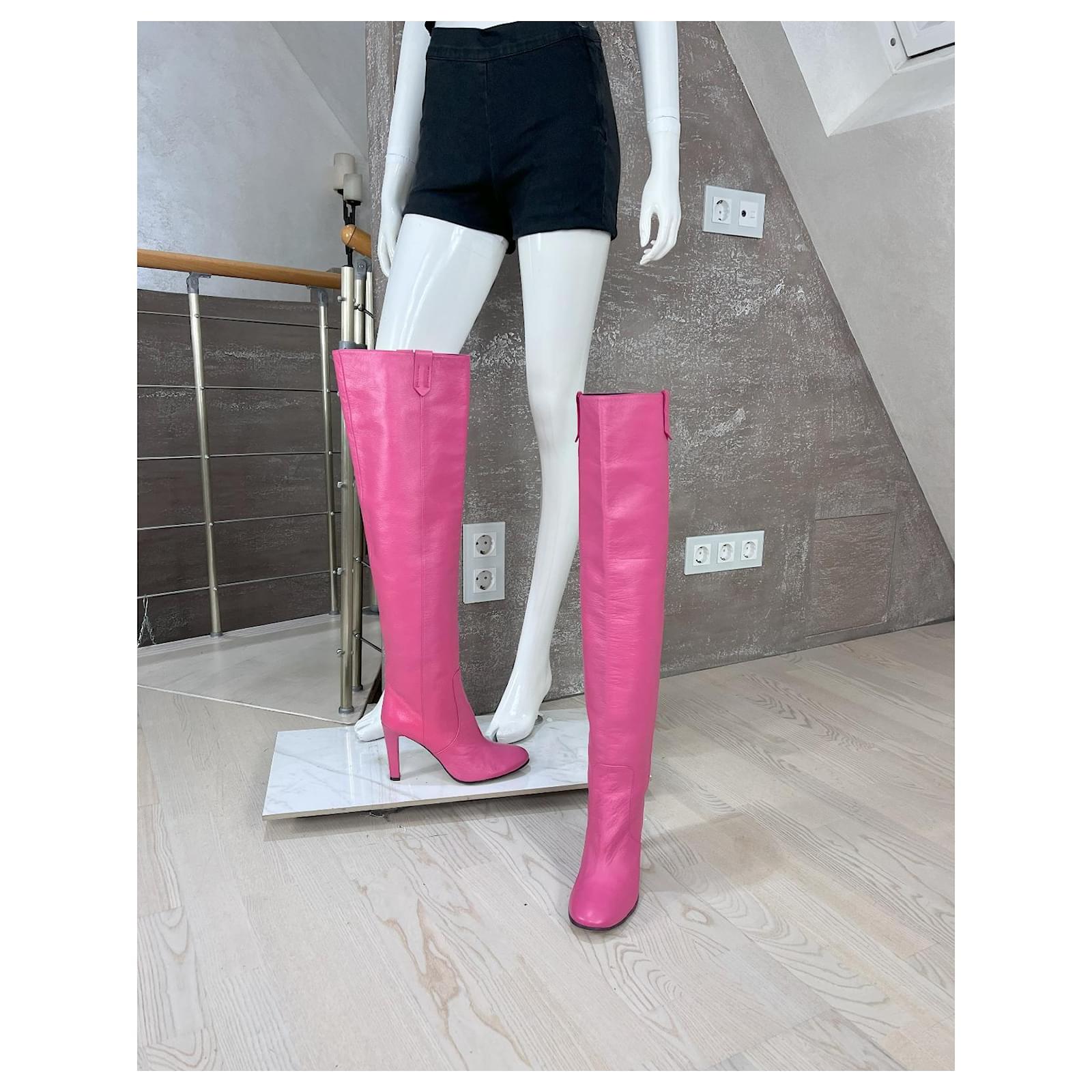 Golden goose hot sale pink boots