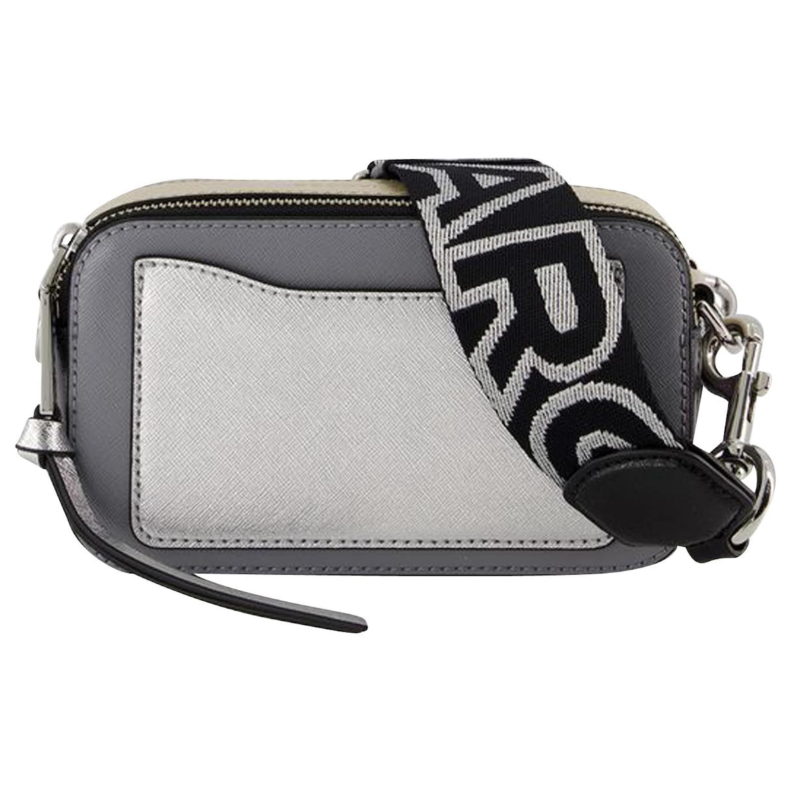 The Snapshot Crossbody - Marc Jacobs - Leather - Grey Pony