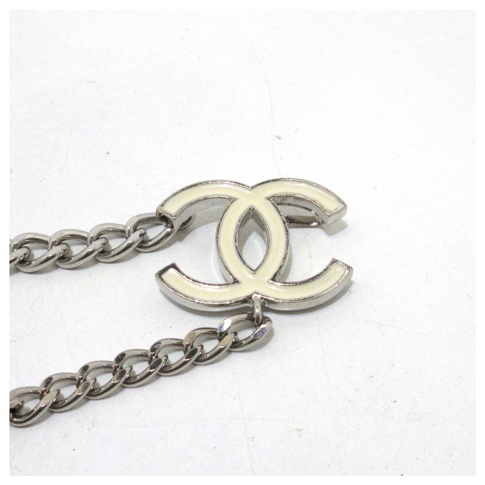 Timeless Chanel COCO Mark Silvery Metal ref.1058711 - Joli  display picture 1