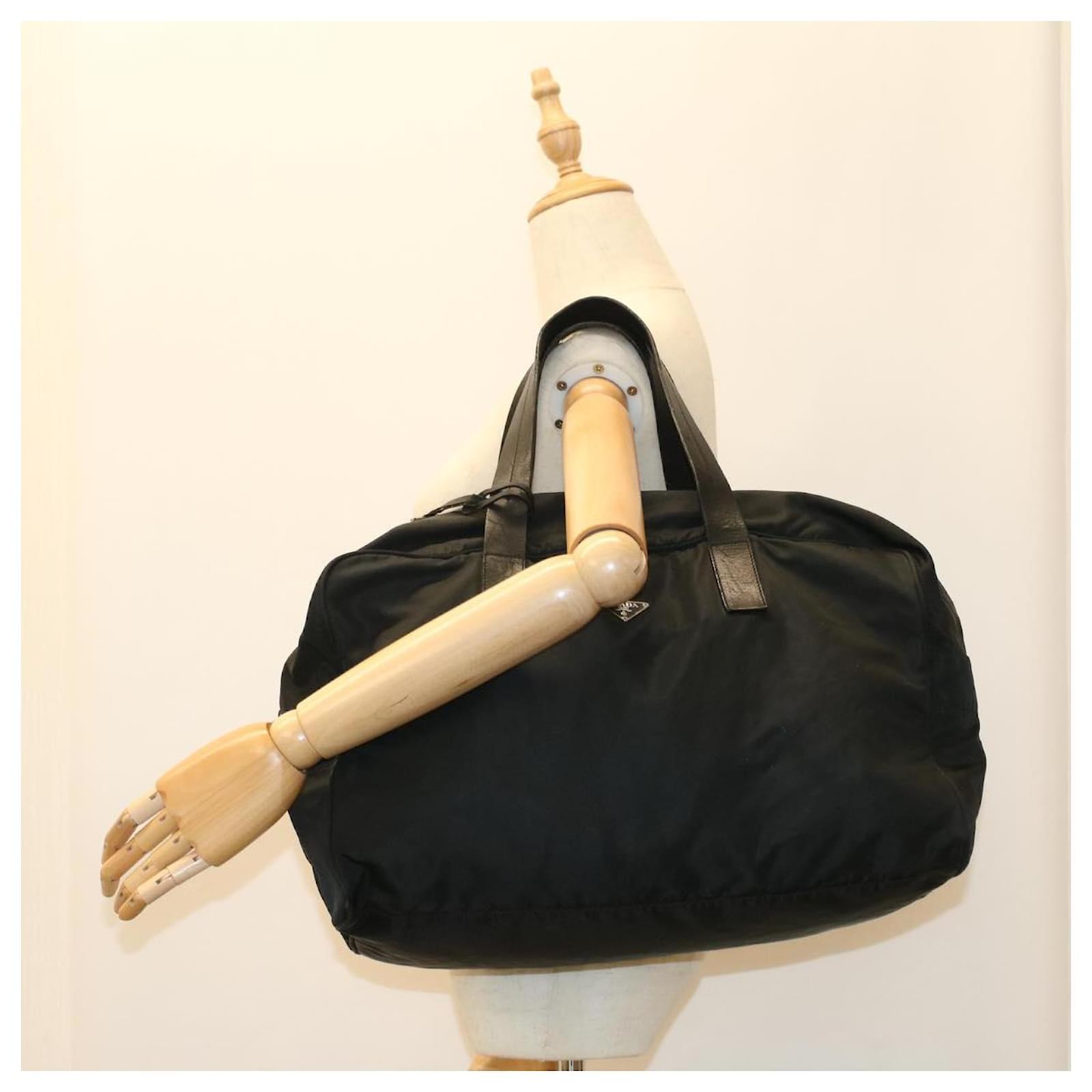 PRADA Boston Bag Nylon Black Auth bs7926 ref.JC1058950 (Sold